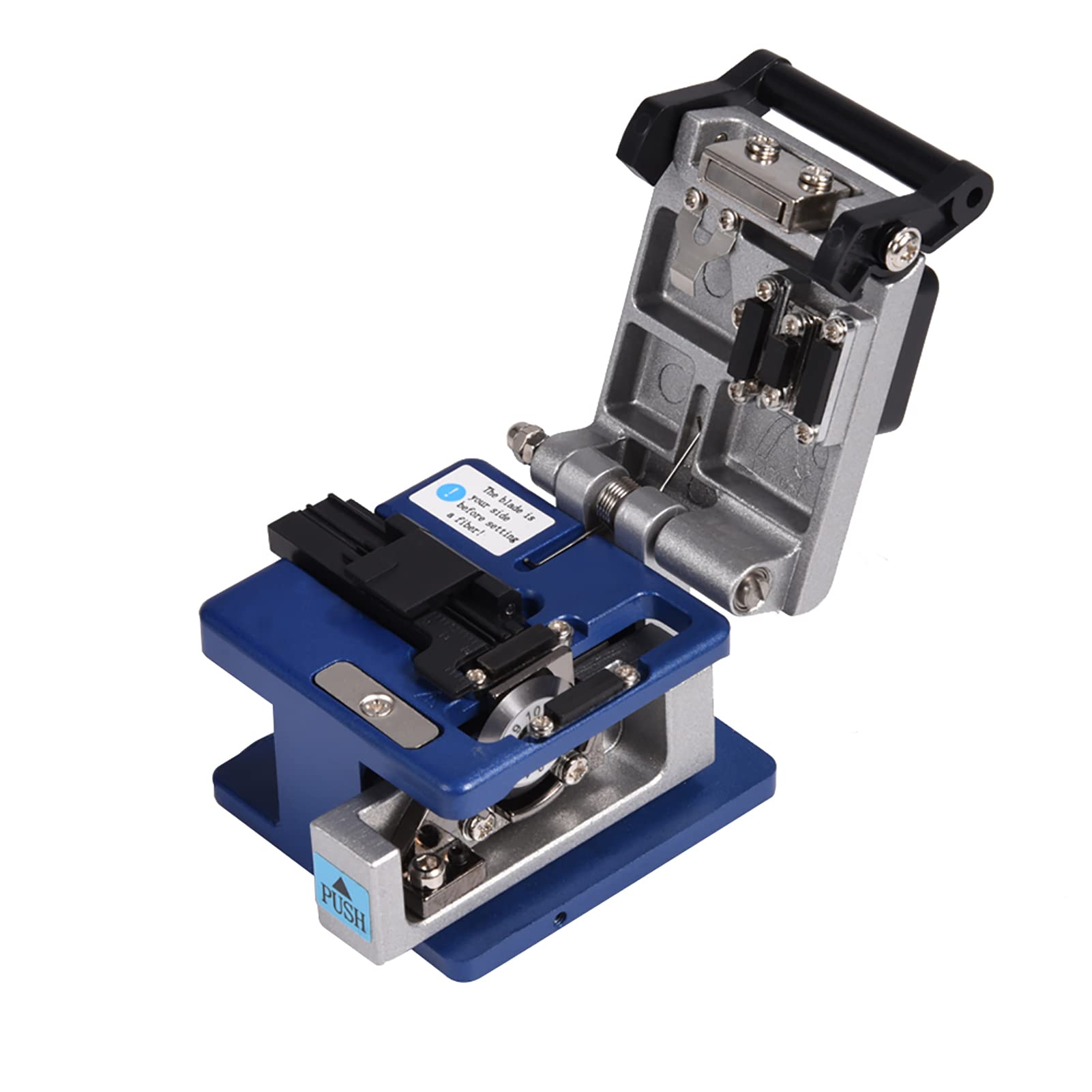 Professional FC 6S Fiber Cleaver & FTTH Termination Tool Kit - Precision Fiber Optic Stripper & Splicing Tools for Network Installation & Maintenance