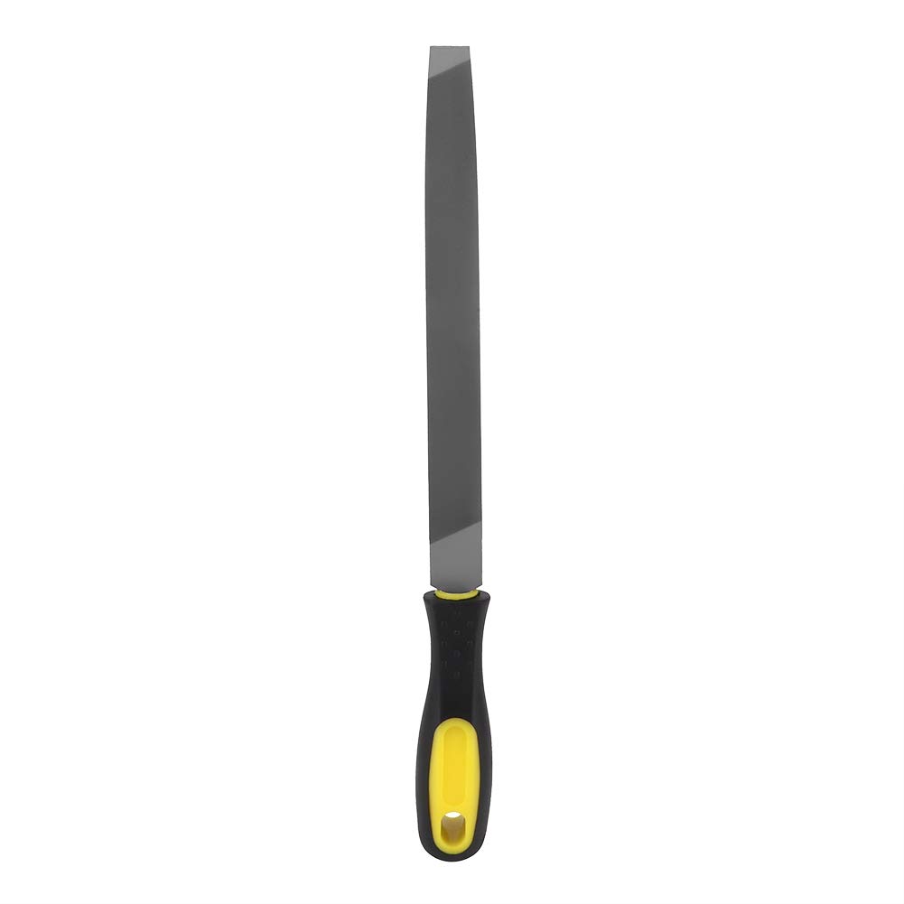 Zerodis 8-Inch Flat Mill File - High Carbon Steel Hand File for Sharpening Tools, Deburring & Metalworking - Ergonomic Grip for Comfort - Perfect for DIY Projects, Woodworking & Automotive Repair