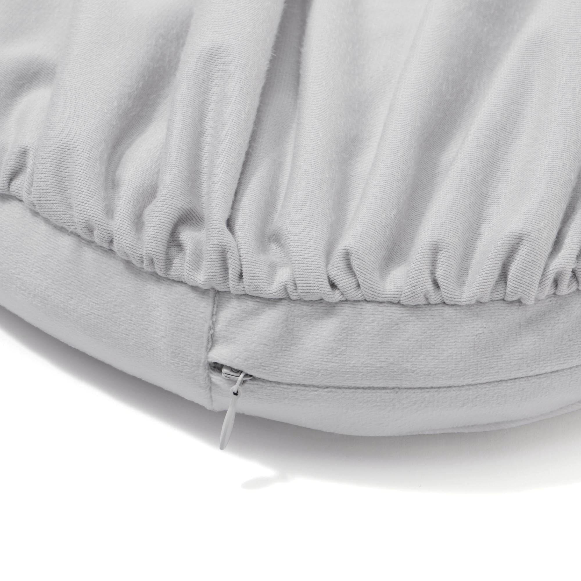 Premium Frill Chair Seat Cushion - Soft Grey Home Decor for Living Room, Bedroom & Office - Comfortable & Stylish Seat Cover for Chairs, Sofas & Dining Furniture