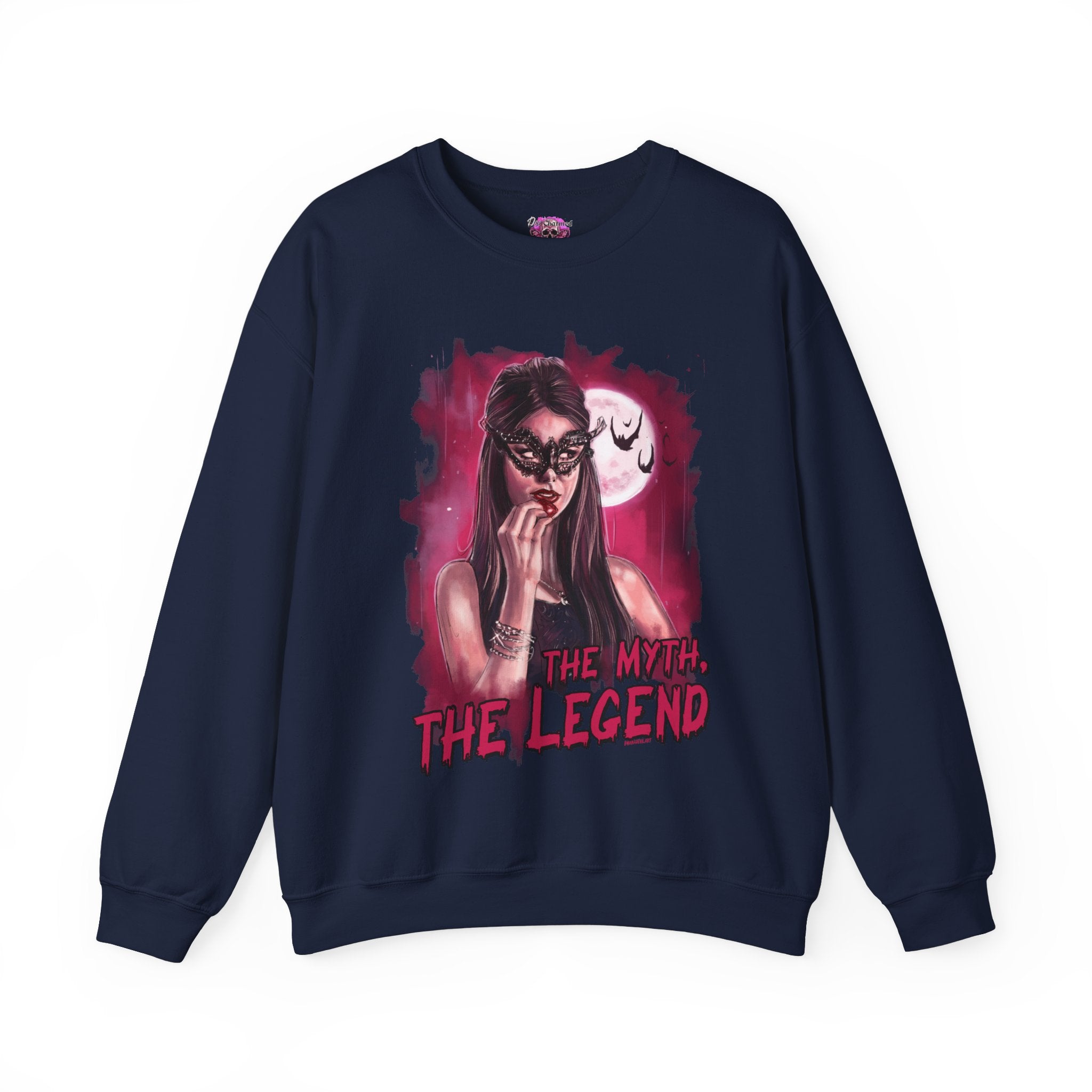The Myth, The Legend Crewneck Sweatshirt - Vintage Inspired Unisex Pullover for Casual Wear & Street Style
