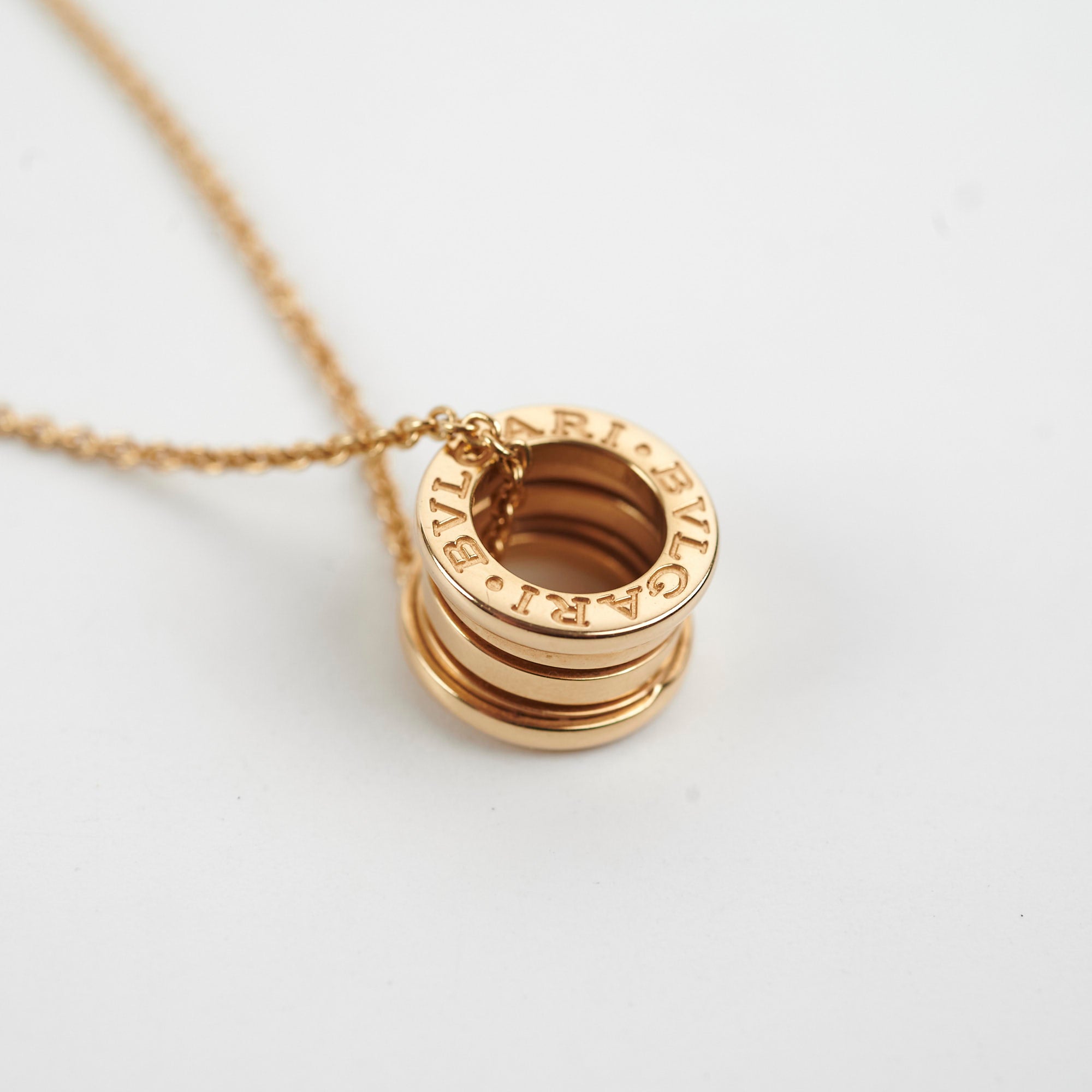 Bvlgari B.Zero1 18k Yellow Gold Necklace for Women - Luxury Italian Jewelry Gift for Anniversary, Birthday & Special Occasions