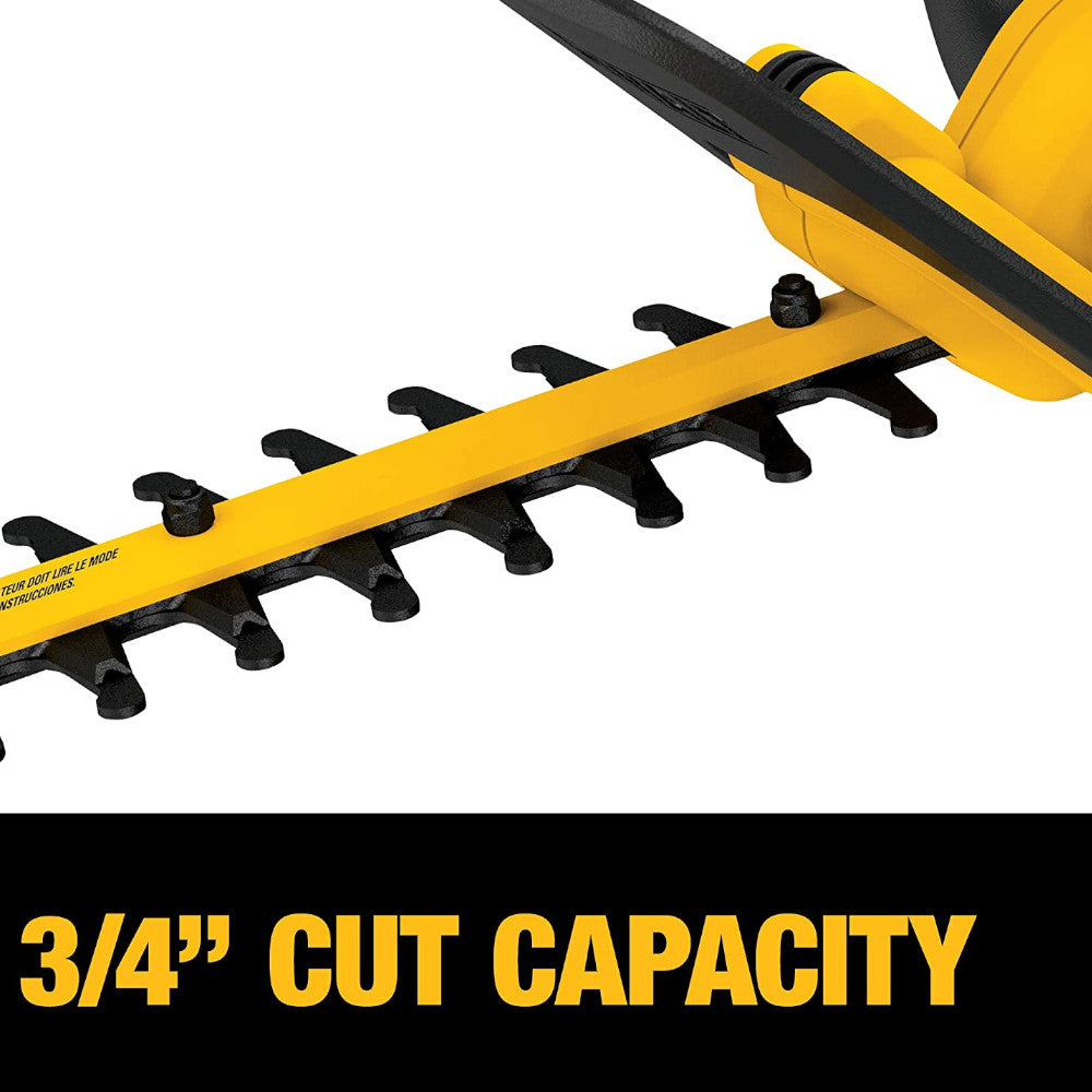 DEWALT 20V Max Cordless Hedge Trimmer with 5Ah Lithium-Ion Battery | Refurbished with Warranty | DCHT820P1 | Perfect for Landscaping, Yard Maintenance & Professional Gardening