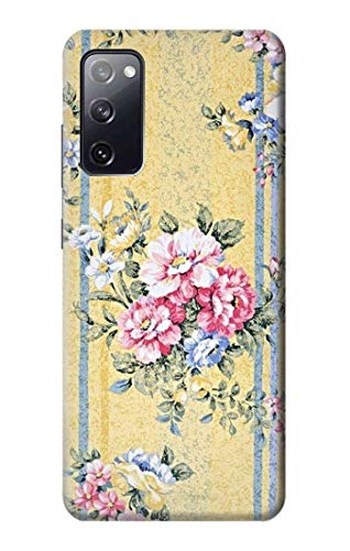 Vintage Floral Phone Case for Samsung Galaxy S20 FE - Slim Protective Cover with Flower Design - Perfect for Everyday Use, Work, and Travel