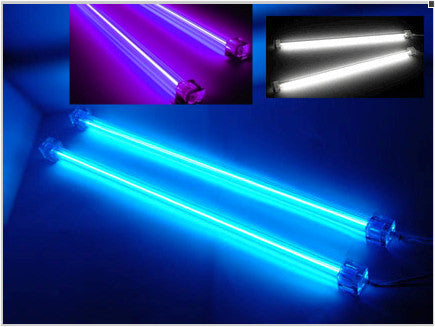 Logisys 6 Dual Cold Cathode Light Kit - White, Blue or UV Glow for PC Case, Gaming Setup & Custom Computer Lighting