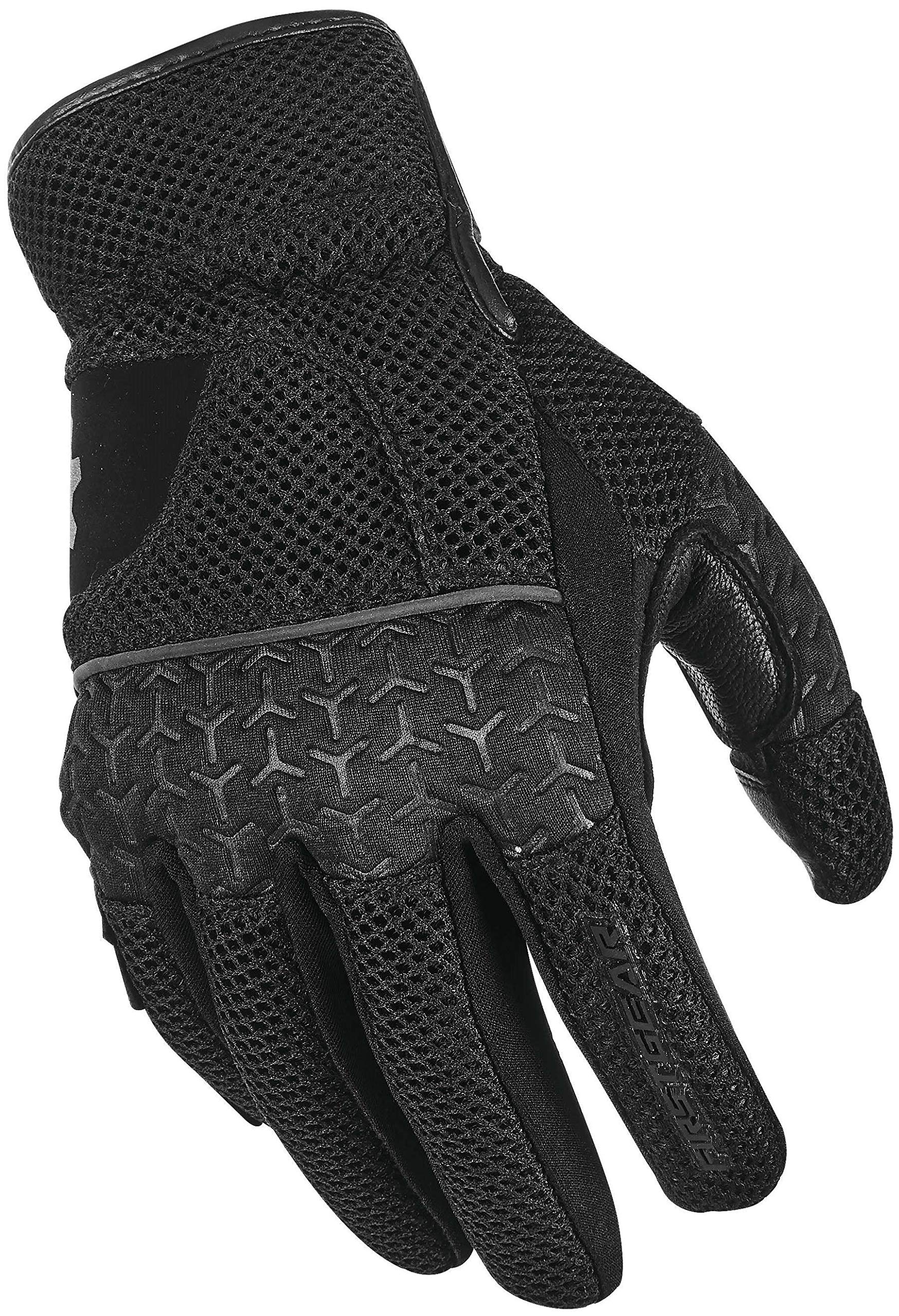 FirstGear Rush Air Men's Off-Road Motorcycle Gloves - Black, X-Large - Durable & Breathable for Adventure Riding & Motocross