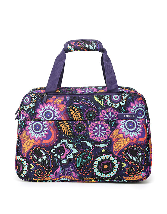 Tosca SO LITE TOTE F Onboard Tote Bag - Lightweight Paisley Print Travel Tote for Women | Perfect for Airplane Carry-On, Beach Trips & Shopping