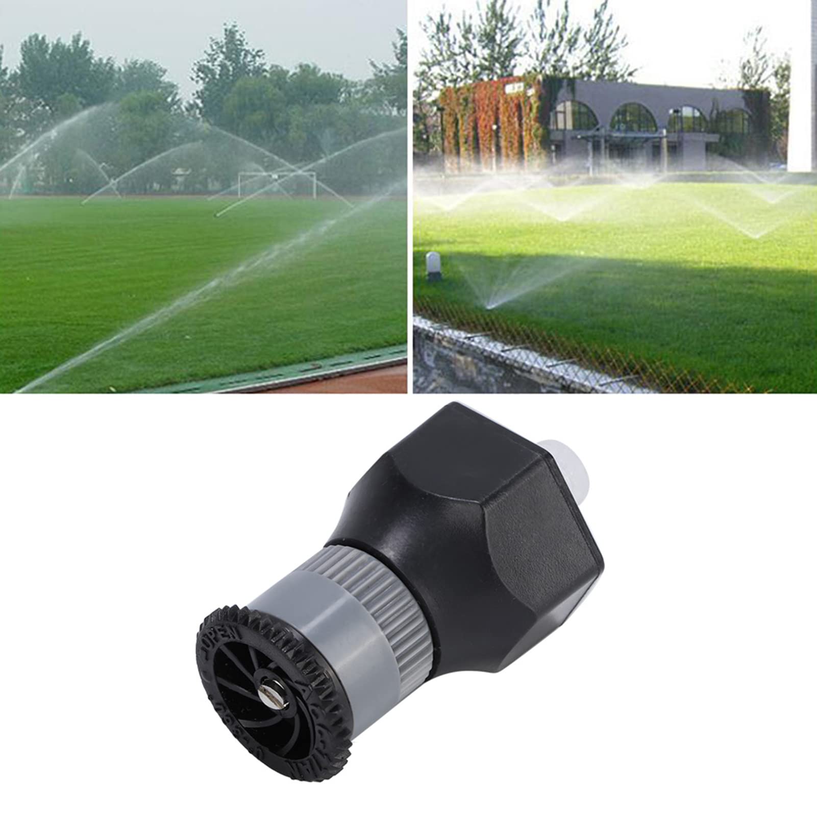 4 Pack Adjustable Underground Sprinkler Heads - Durable Buried Irrigation Nozzles for Lawn, Garden & Landscape Watering System - Perfect for Residential Yards, Flower Beds & Vegetable Gardens