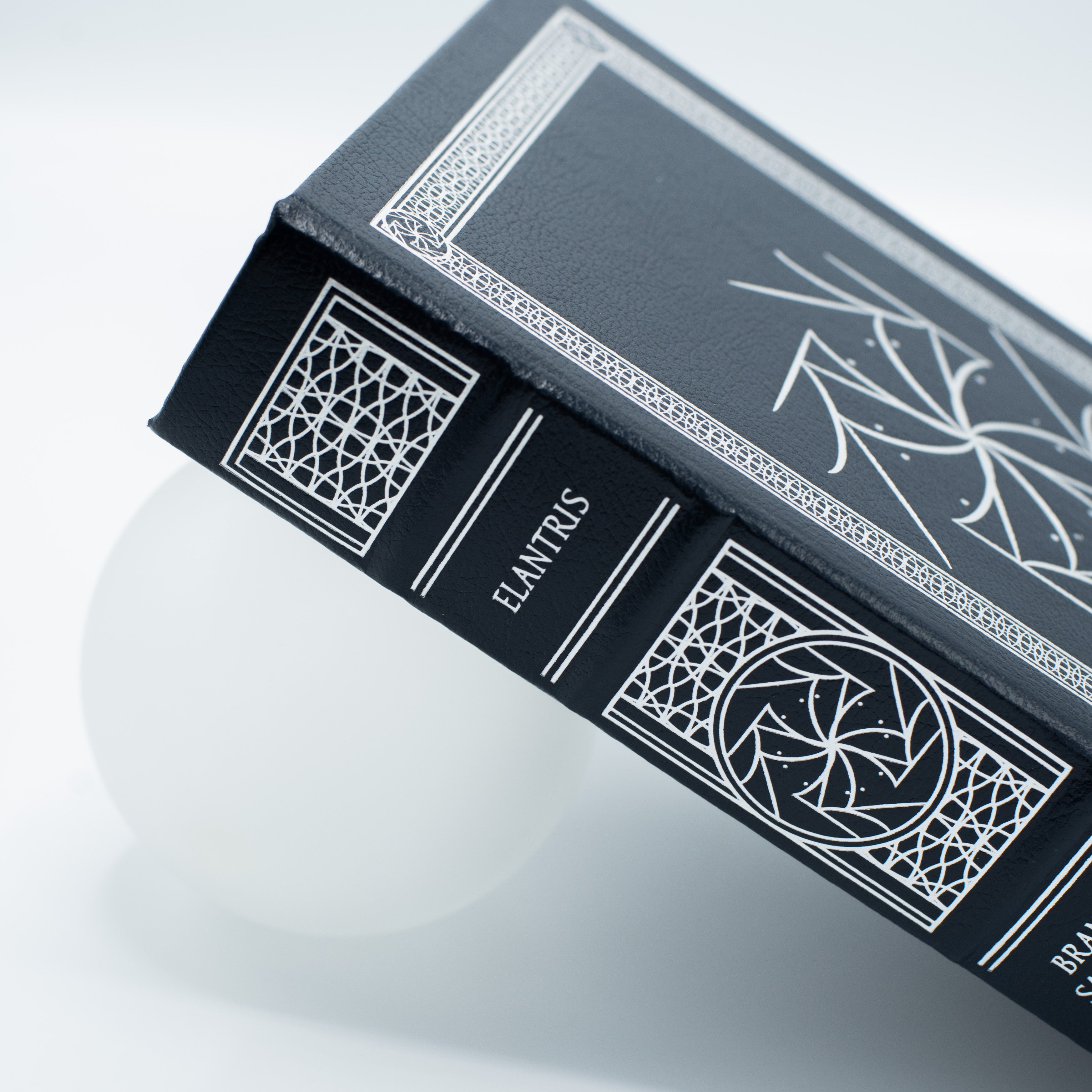 Signed Leatherbound Elantris 10th Anniversary Edition by Brandon Sanderson - Collectible Fantasy Novel for Book Lovers & Gift Ideas
