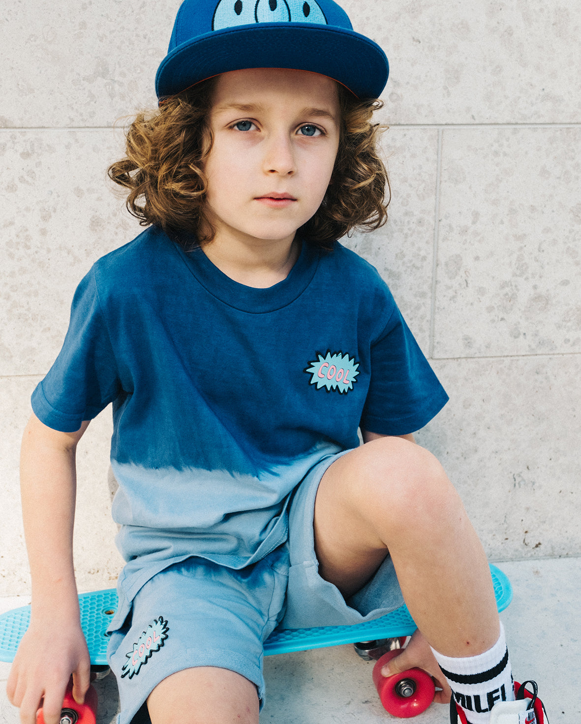 BOB Cool Blue Tie Dye Short Sleeve T-Shirt for Men | Soft Cotton Casual Tee | Perfect for Summer, Beach, and Music Festivals