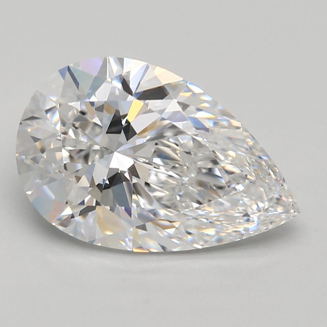 3.83 Carat Pear Lab Grown Diamond - VVS1 Clarity, D Color, GIA Certified | Perfect for Engagement Rings & Anniversary Gifts