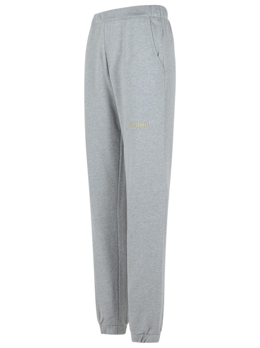Men's Grey Cotton Jogger Pants - Comfortable Casual Lounge & Workout Pants for Running, Yoga, and Everyday Wear