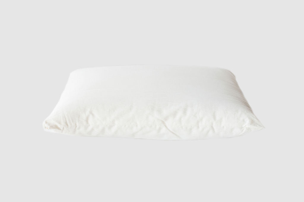 Organic Wool Filled Bed Pillow - Hypoallergenic & Breathable for Side, Back & Stomach Sleepers - Perfect for Allergy Relief & Neck Support - Home & Bedroom Essentials