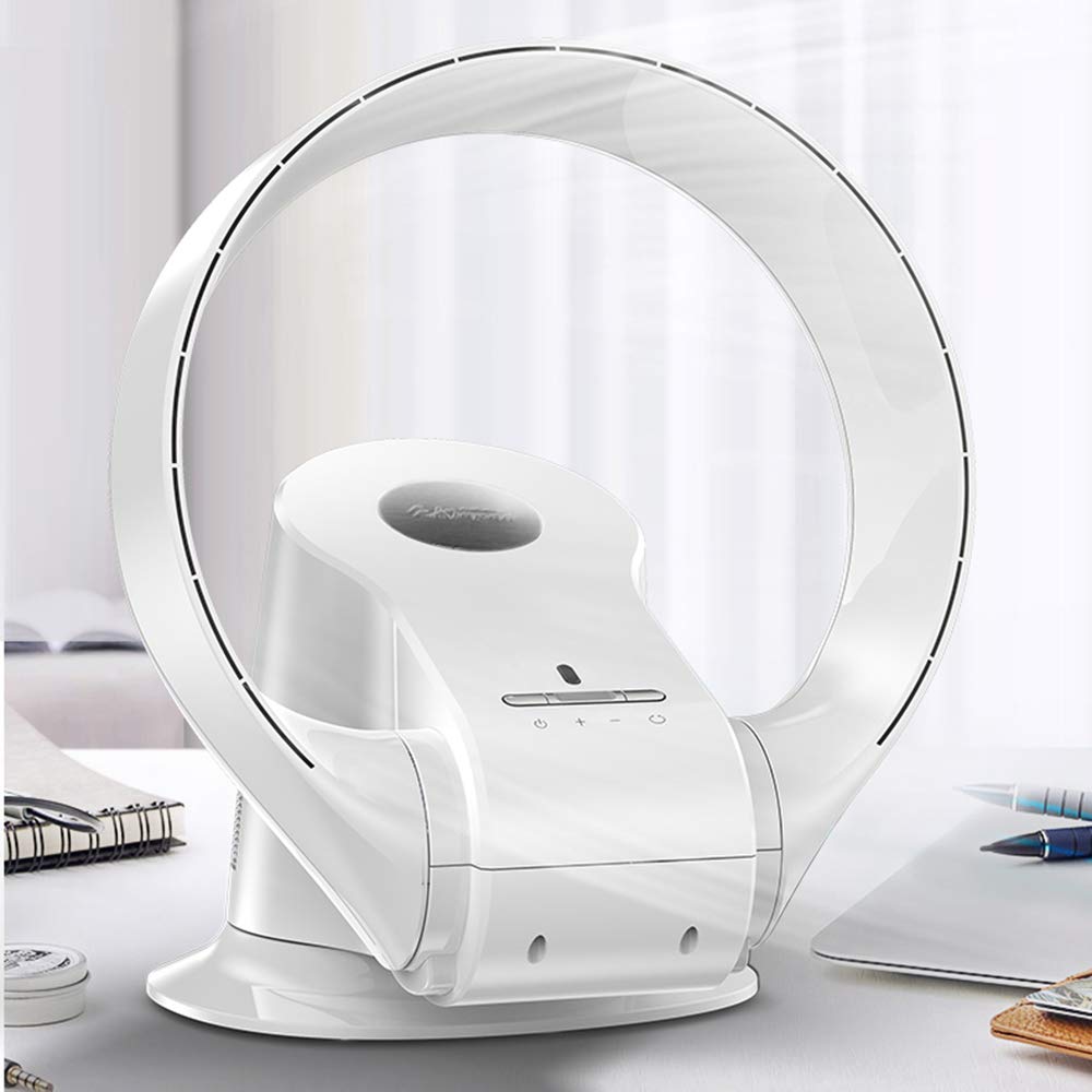 Bladeless Wall Fan - Ultra Quiet Desktop Fan with Remote Control, Timer & Energy Saving Mode | Perfect for Home, Office & Bedroom Air Circulation