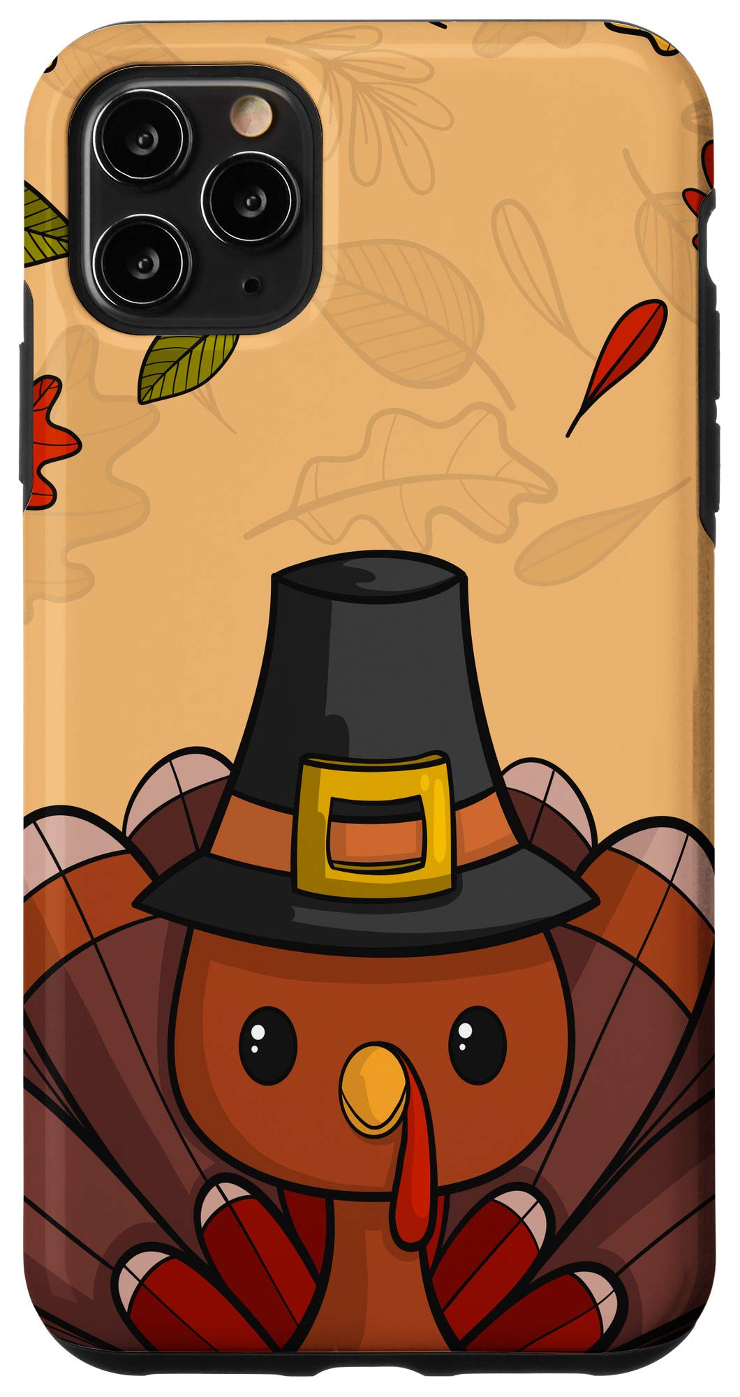 iPhone 11 Pro Max Thanksgiving Turkey Case - Cute Holiday Phone Cover for iPhone 11 Pro Max - Perfect for Thanksgiving Gatherings, Family Dinners & Autumn Festivals
