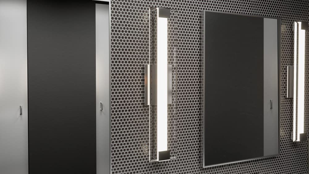 1-Light Contemporary Vanity Light for Bathroom - Damp Location Approved, Modern Bathroom Lighting Fixture (71-Bel-2749115) - Perfect for Bathroom Makeover, Powder Room & Spa-Style Decor