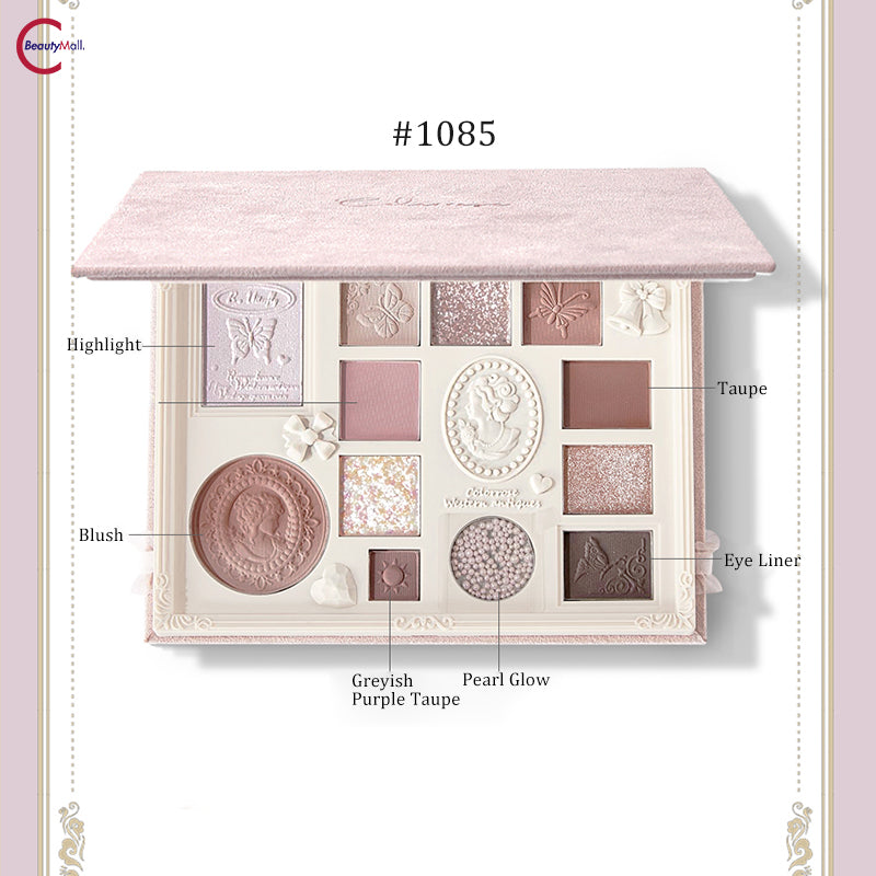 COLORROSE 12 Color Embossed Eyeshadow Palette - Highly Pigmented, Long Lasting Makeup for Day & Night Looks | Perfect for Parties, Weddings & Special Occasions