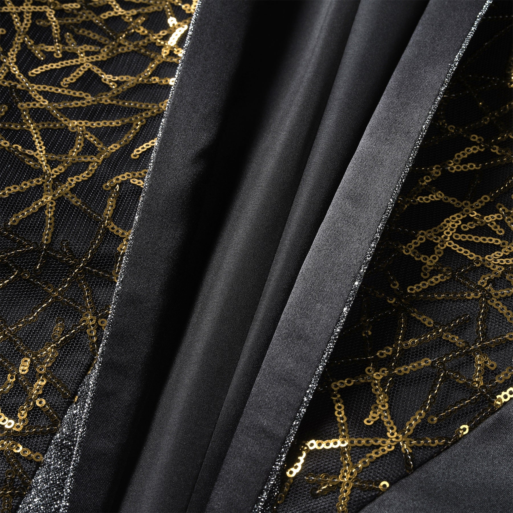 Men's Gold Sequined Stand Collar Single Breasted Blazer Jacket - Perfect for Parties, Weddings & Special Occasions