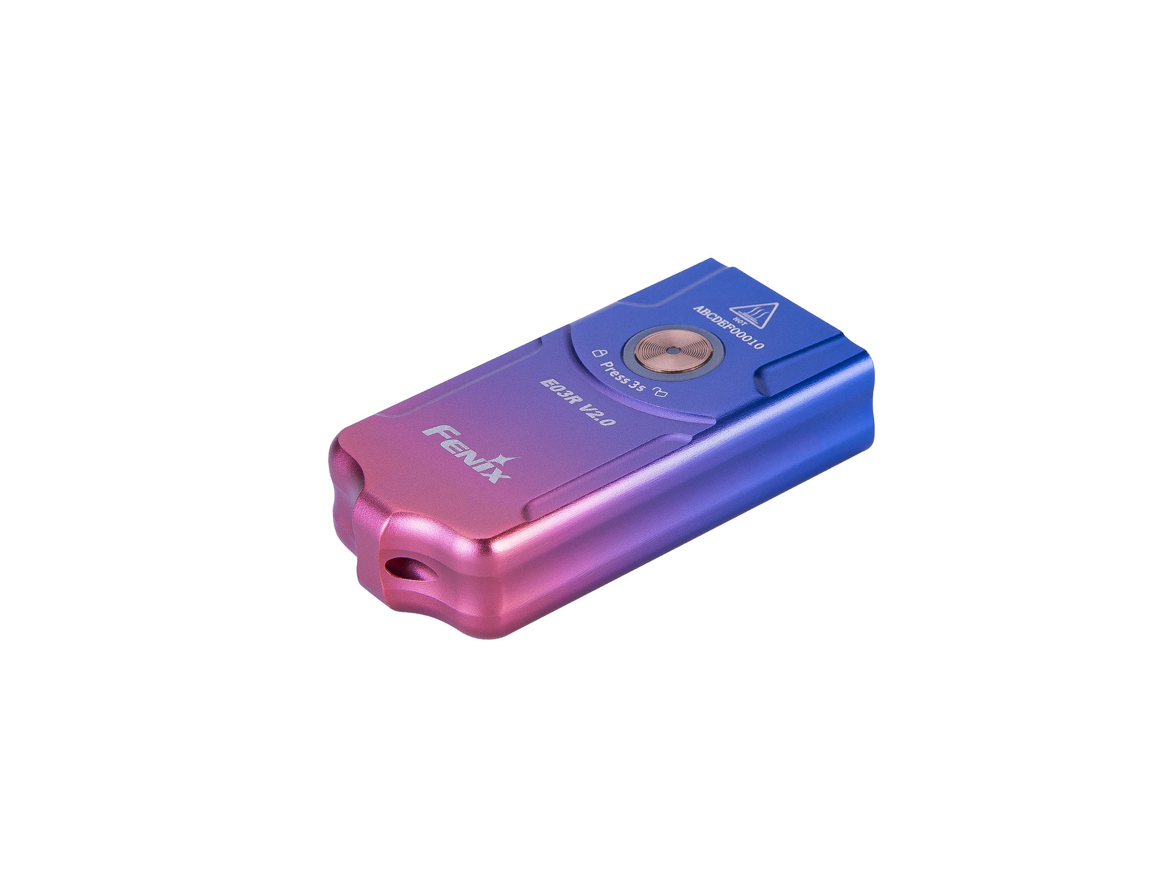 Fenix E03R V2 Ultra-Bright 300 Lumen Rechargeable Keychain Flashlight - Perfect for Camping, Hiking, and Emergency Use