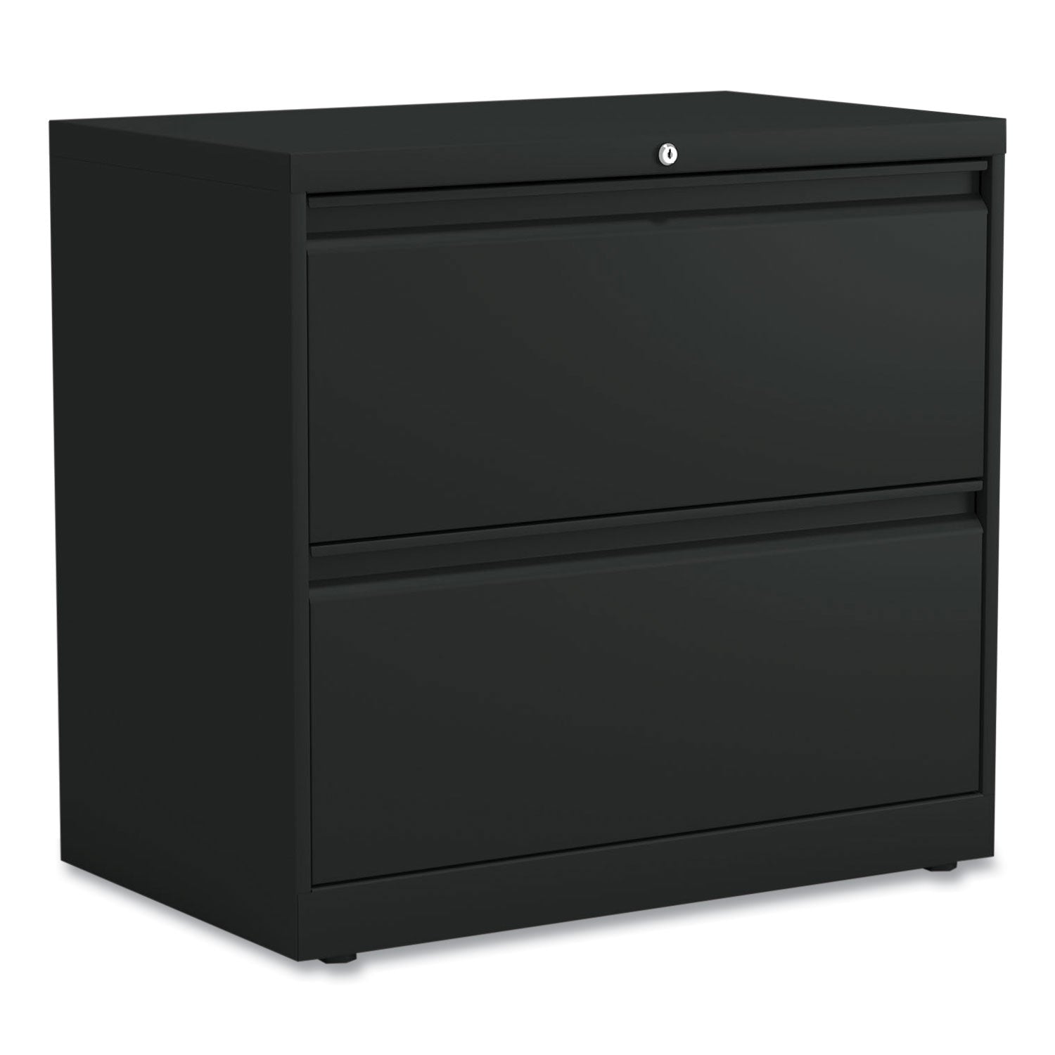 Alera® 2-Drawer Lateral File Cabinet - Legal/Letter Size - Black - 30