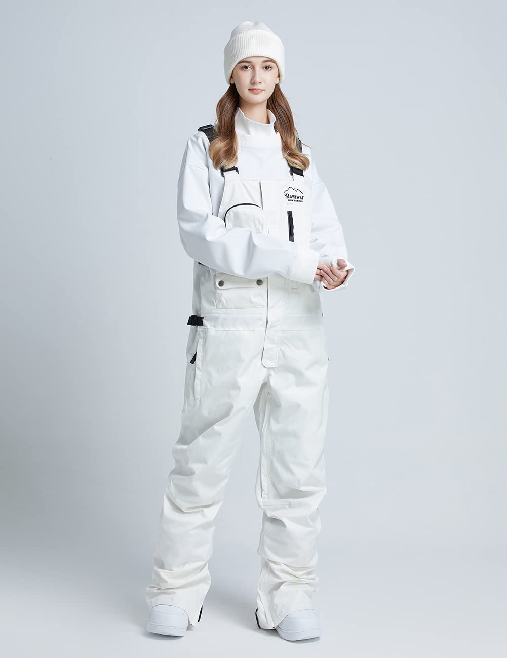 Waterproof Insulated Ski Bib Overalls for Men & Women - Windproof Snow Pants for Skiing, Snowboarding & Outdoor Winter Sports