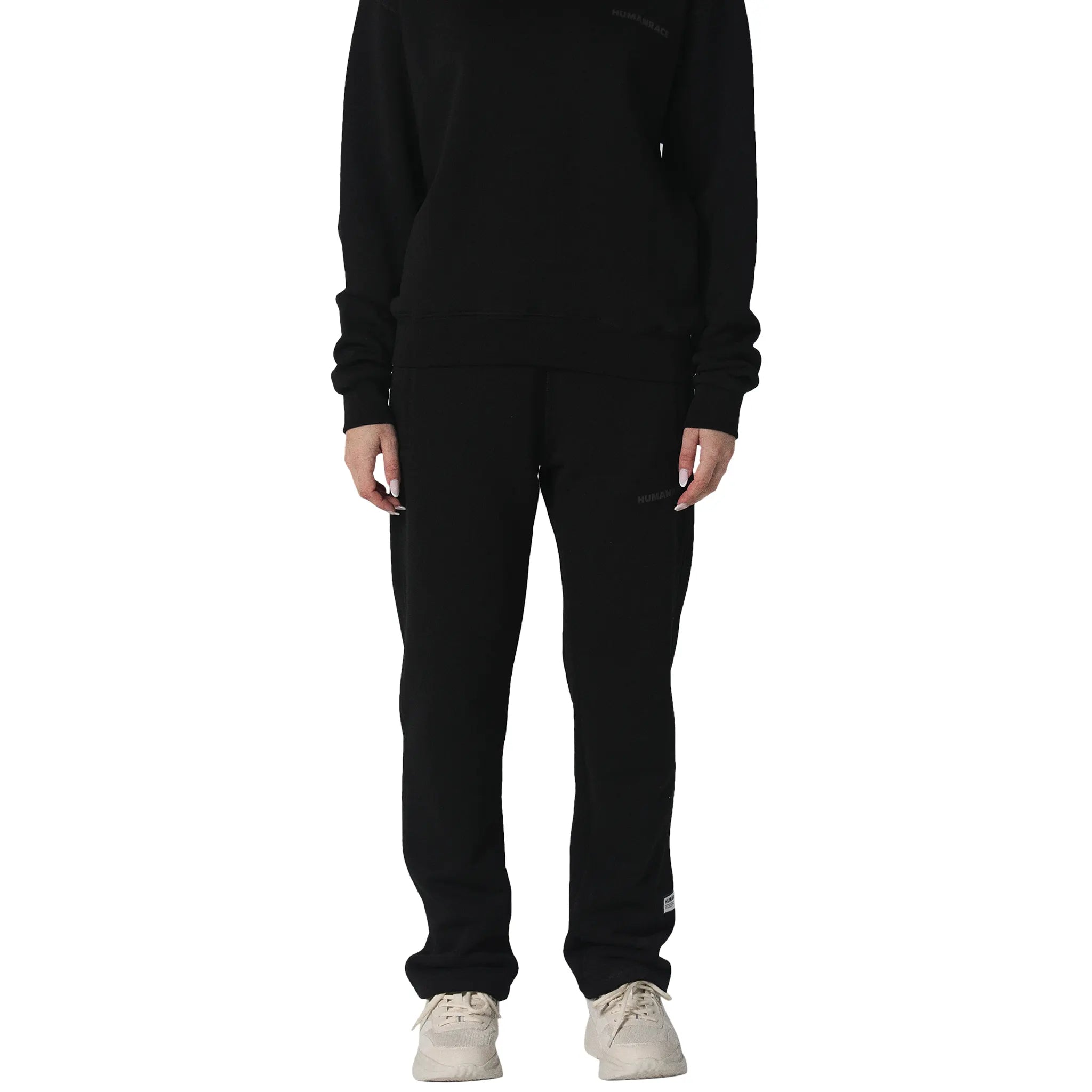 Human Race Mars Straight Leg Black Sweatpants for Men - Comfortable Casual Joggers with Elastic Waistband - Perfect for Gym, Running, Lounging and Streetwear Fashion