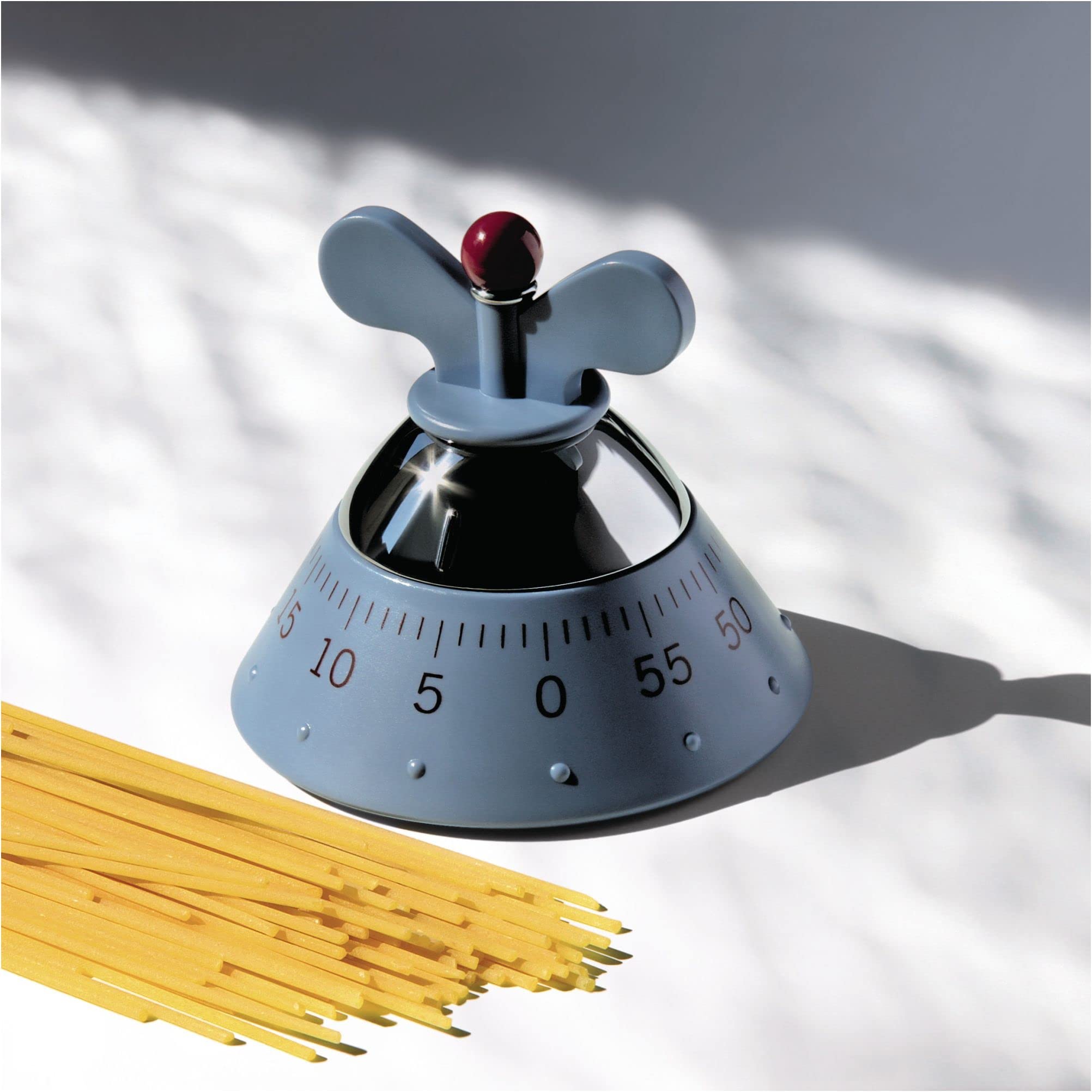Alessi W Kitchen Timer - Digital Cooking Timer with Loud Alarm, White | Perfect for Baking, Roasting, and Meal Prep