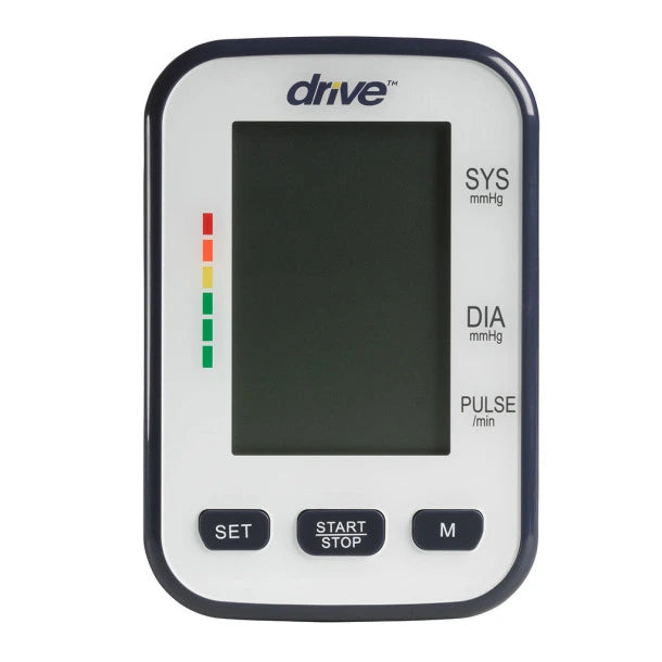 DRIVE™ Medical Deluxe Automatic Blood Pressure Monitor - Upper Arm Cuff, Digital Display, Memory Function for Home Use - Perfect for Seniors & Health Monitoring