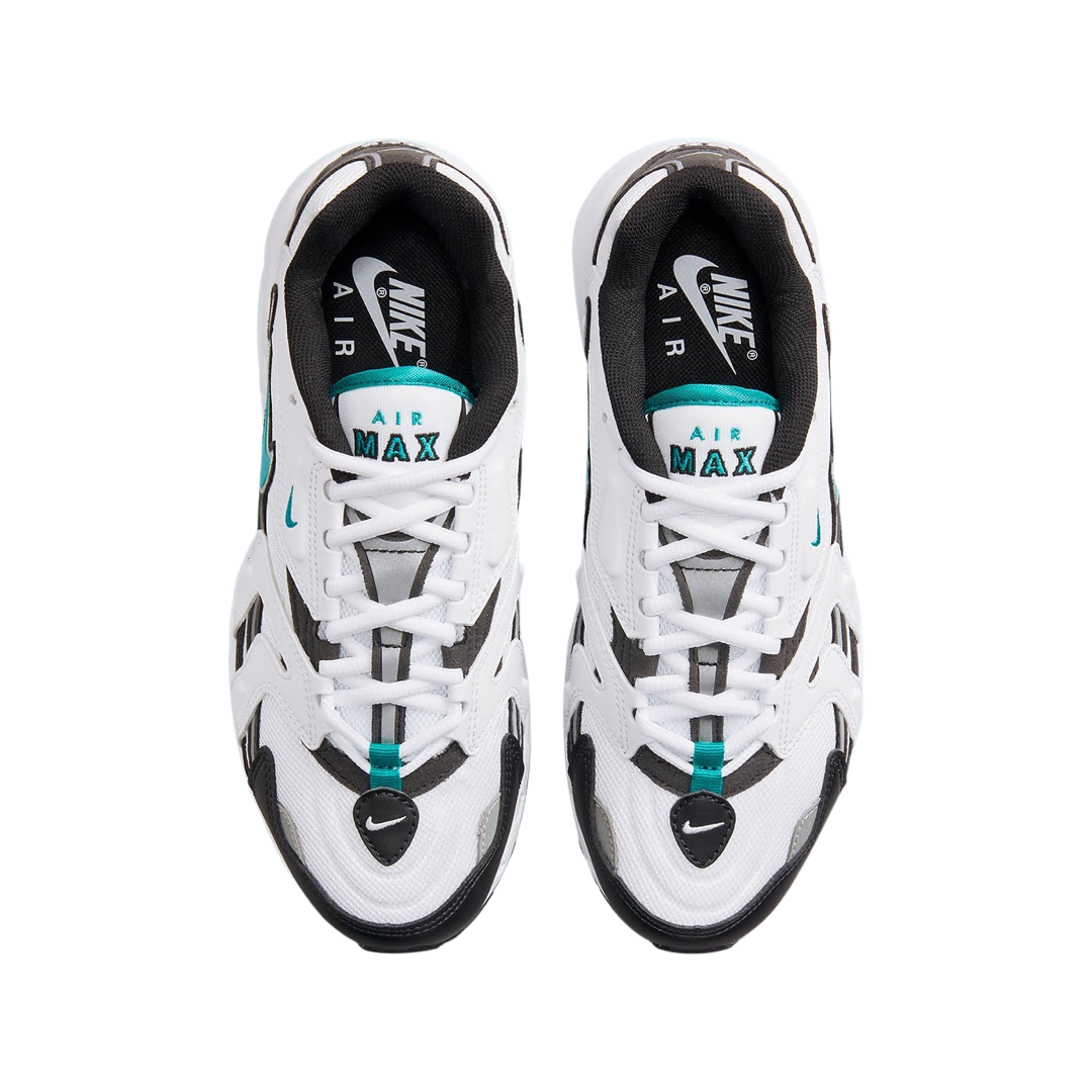 Nike Air Max 96 II White Mystic Teal Black Men's Running Shoes - Lightweight Cushioned Sneakers for Jogging, Gym Workouts & Casual Wear