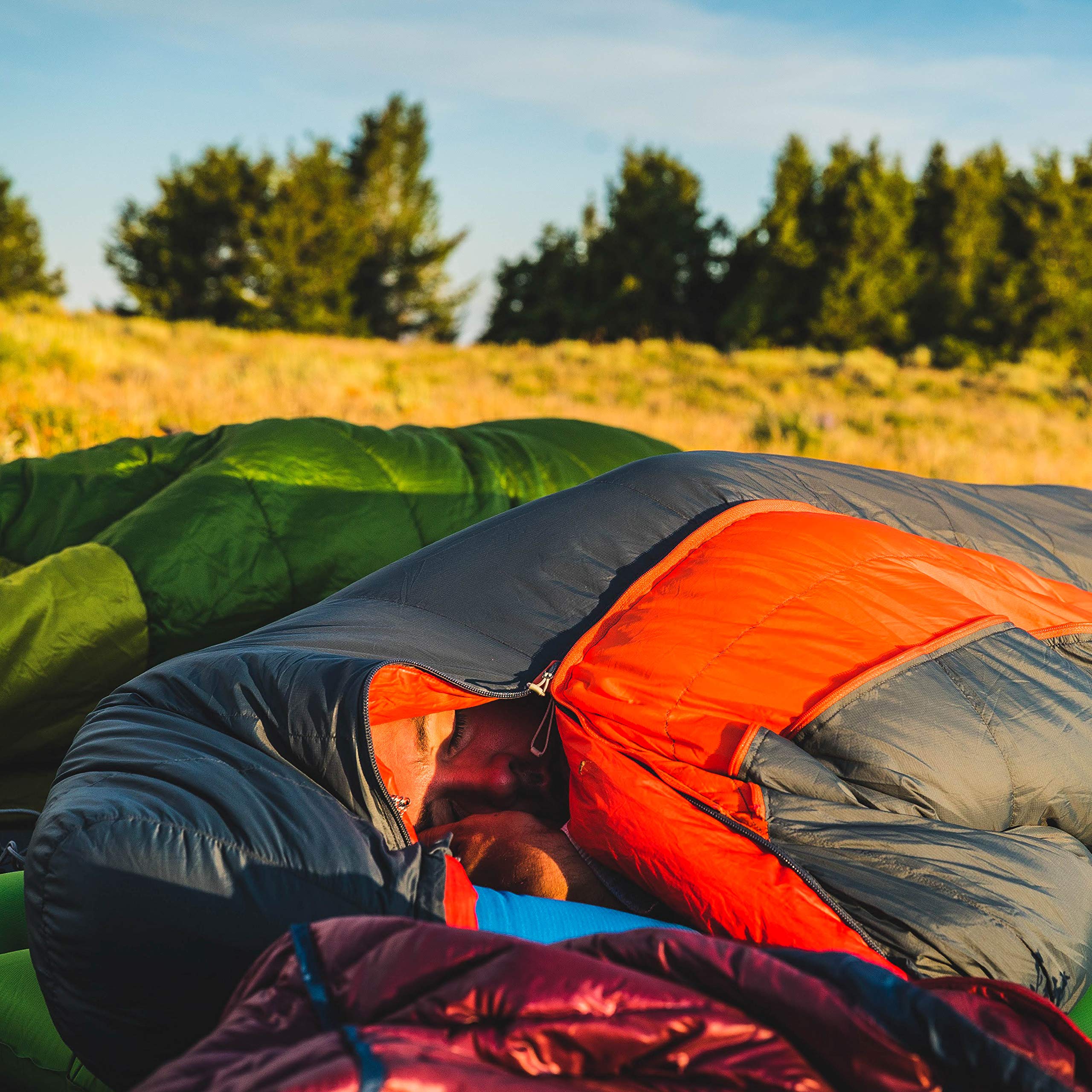 Big Agnes Torchlight UL Expandable Down Mummy Sleeping Bag - Ultralight & Warm for Backpacking, Camping & Hiking - Perfect for Cold Weather Adventures
