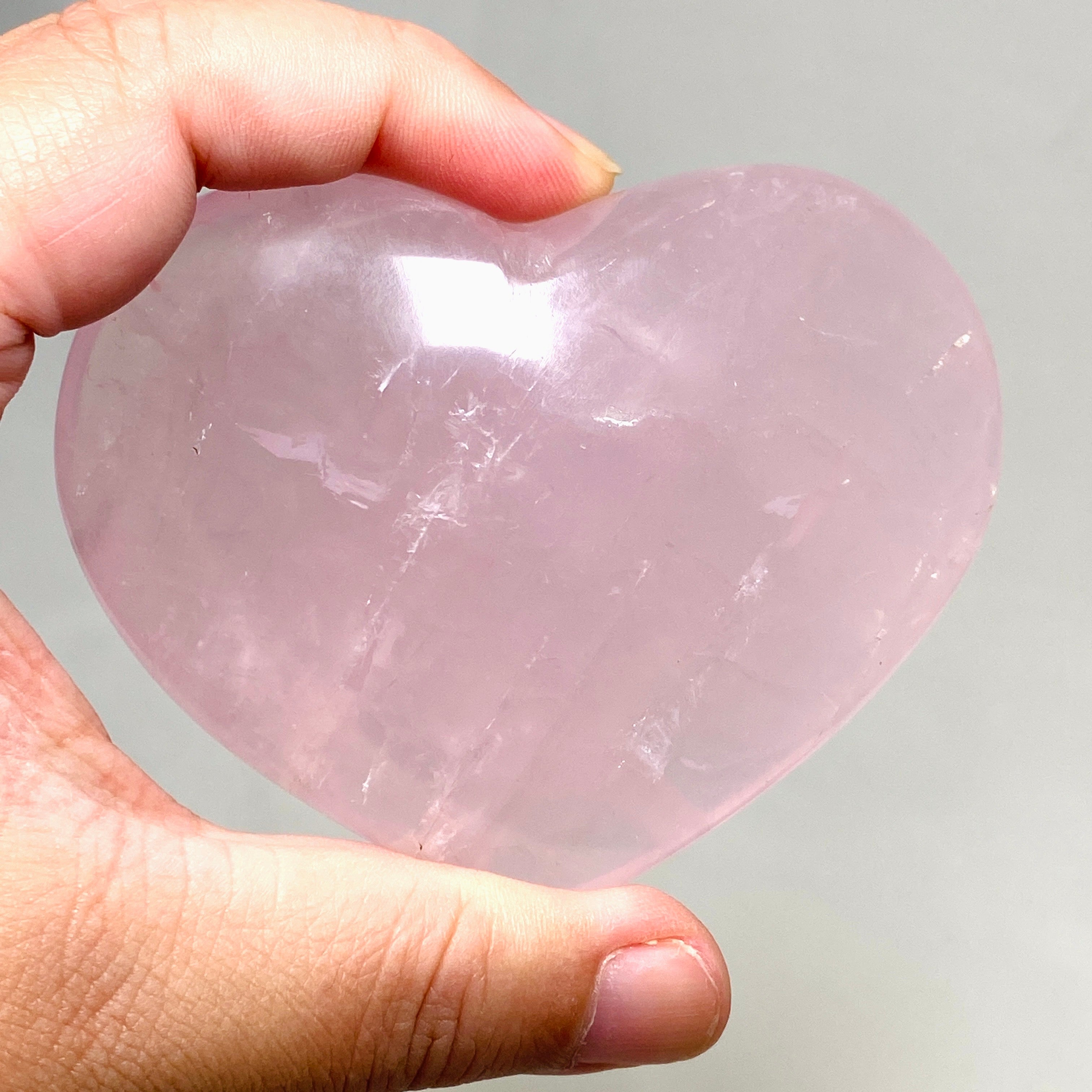 Rose Quartz Heart Necklace - Natural Gemstone Jewelry for Love & Healing | Perfect Gift for Valentine's Day, Anniversary & Self-Care