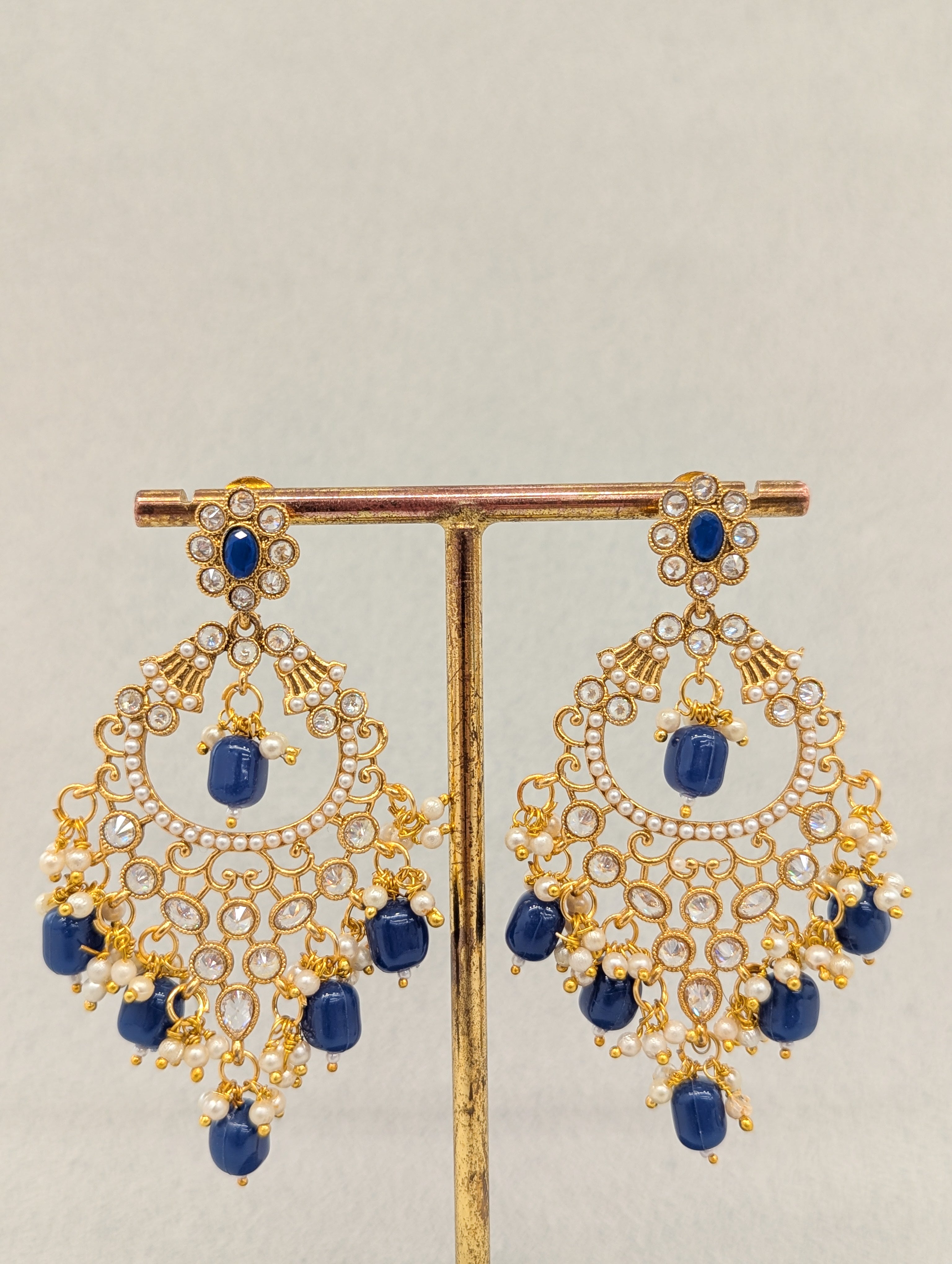 ISHANI STONE EARRINGS - Handmade Boho Jewelry for Women, Natural Stone Dangle Earrings | Perfect for Weddings, Parties & Everyday Wear