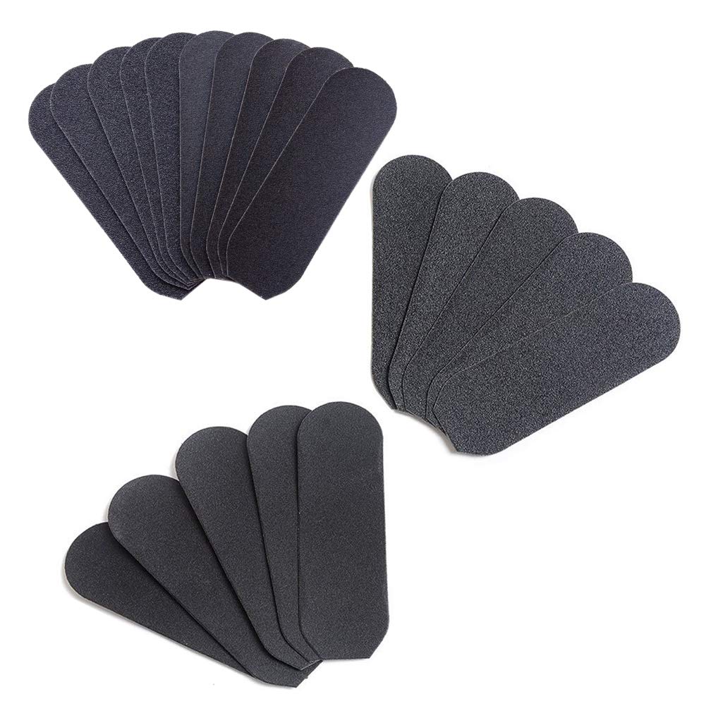 20-Pack Foot File Replacement Pads | Coarse & Fine Grit Abrasive Refills for Professional Stainless Steel Pedicure Files | Perfect for Home & Salon Foot Care Routines