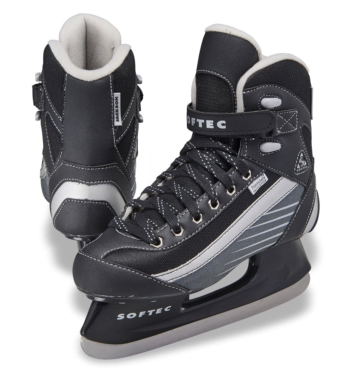 Jackson Ultima Softec Sport Men's & Boys Recreational Hockey Skates - Size 1 - Comfortable Ice Skates for Beginners & Casual Skating - Perfect for Rink Practice, Family Outings & Winter Sports