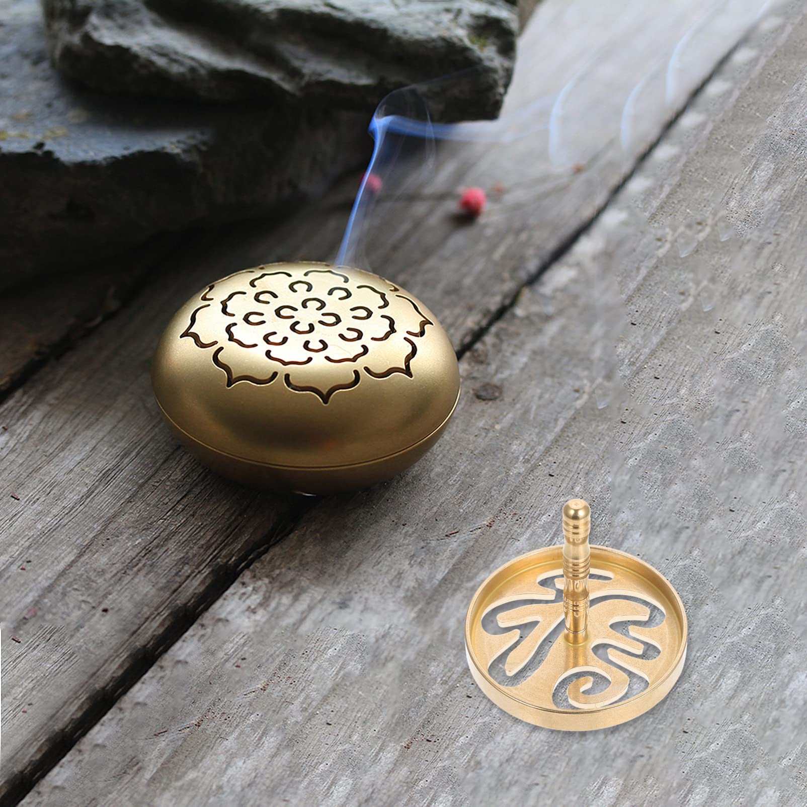 Premium Incense Press Device - Handmade Incense Seal Maker, DIY Incense Molds for Cones & Sticks - Essential Incense Making Supplies for Home, Meditation & Spiritual Practices