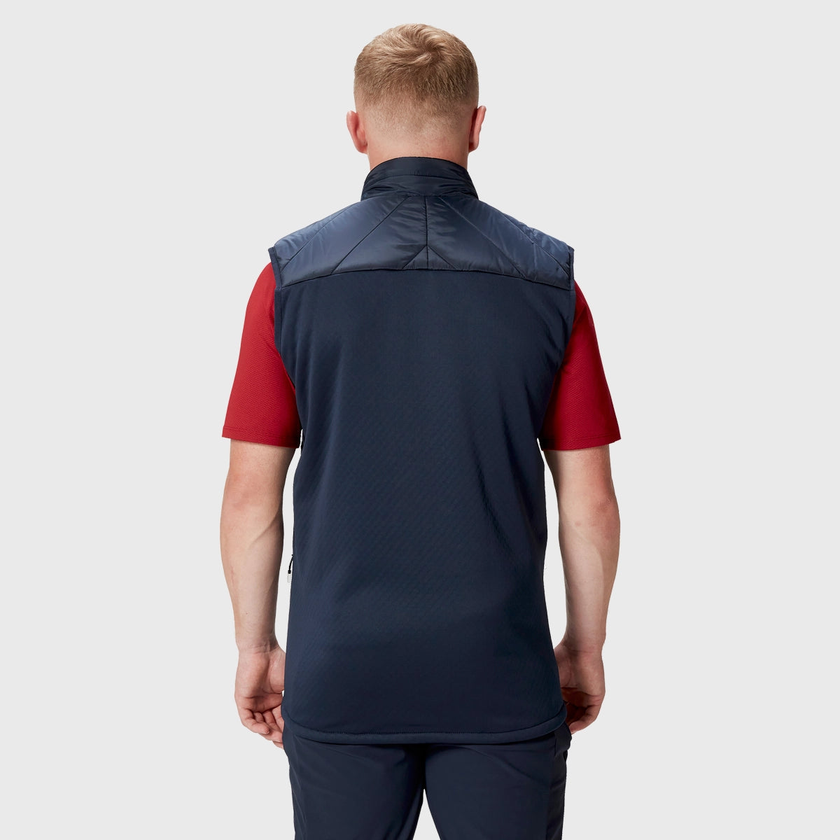 Canterbury British & Irish Lions Men's Microlight Gilet Navy - Lightweight Warm Vest for Rugby Training & Outdoor Activities