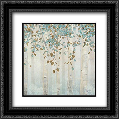 15x15 Black Ornate Framed Double Matted Museum Art Print - Dream Forest Square II by James Wiens | Perfect for Living Room, Bedroom & Office Wall Decor