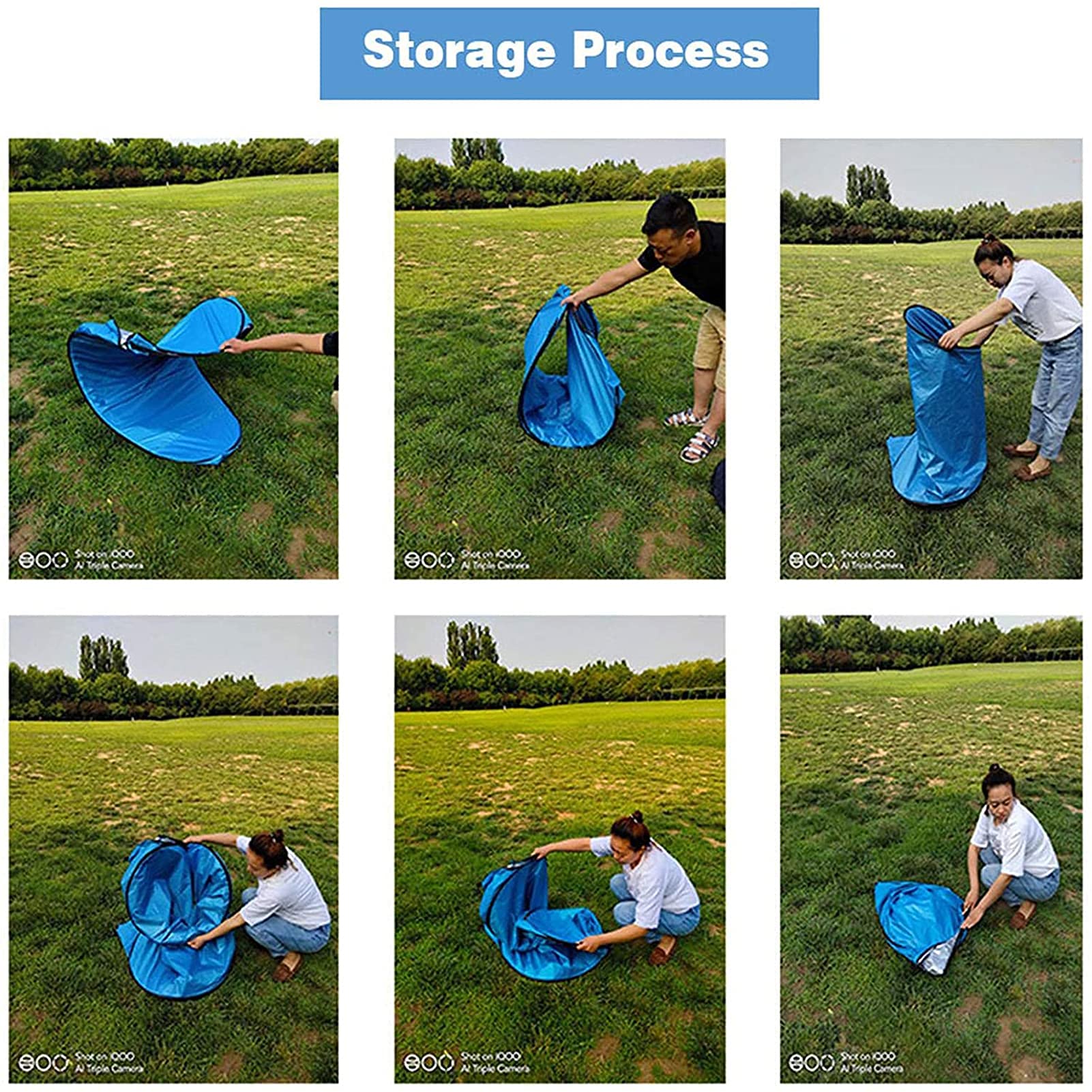 ATAAY Pop Up Shower Tent - Portable Waterproof Outdoor Privacy Shelter, Durable Camping Shower Tent for Camping, Hiking, Beach & Backpacking (Green) - Perfect for Outdoor Adventures & Travel