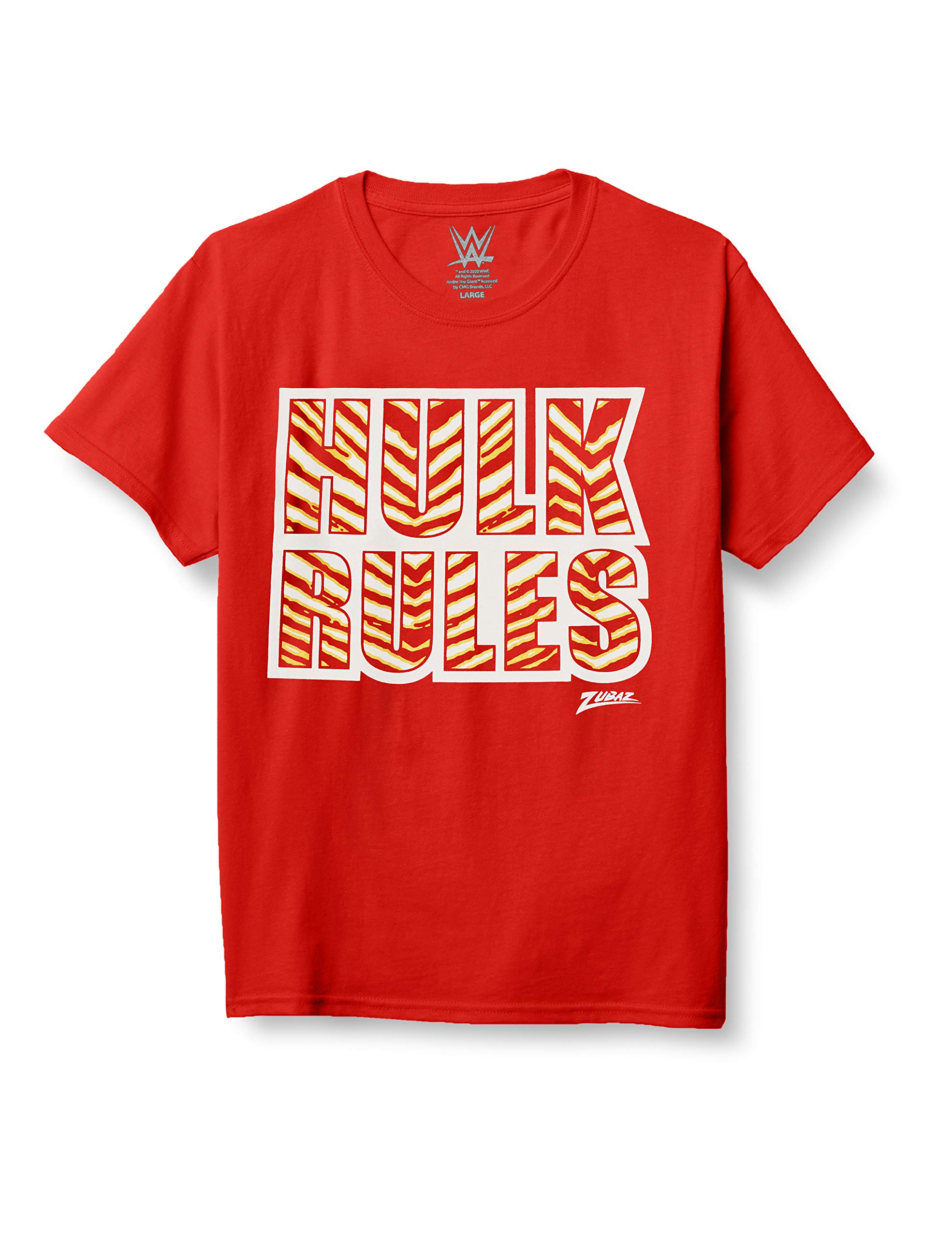 Zubaz Boys WWE Graphic Tee for Teen Boys - Cool Wrestling T-Shirt for Casual Wear, Sports Events & Fan Gifts