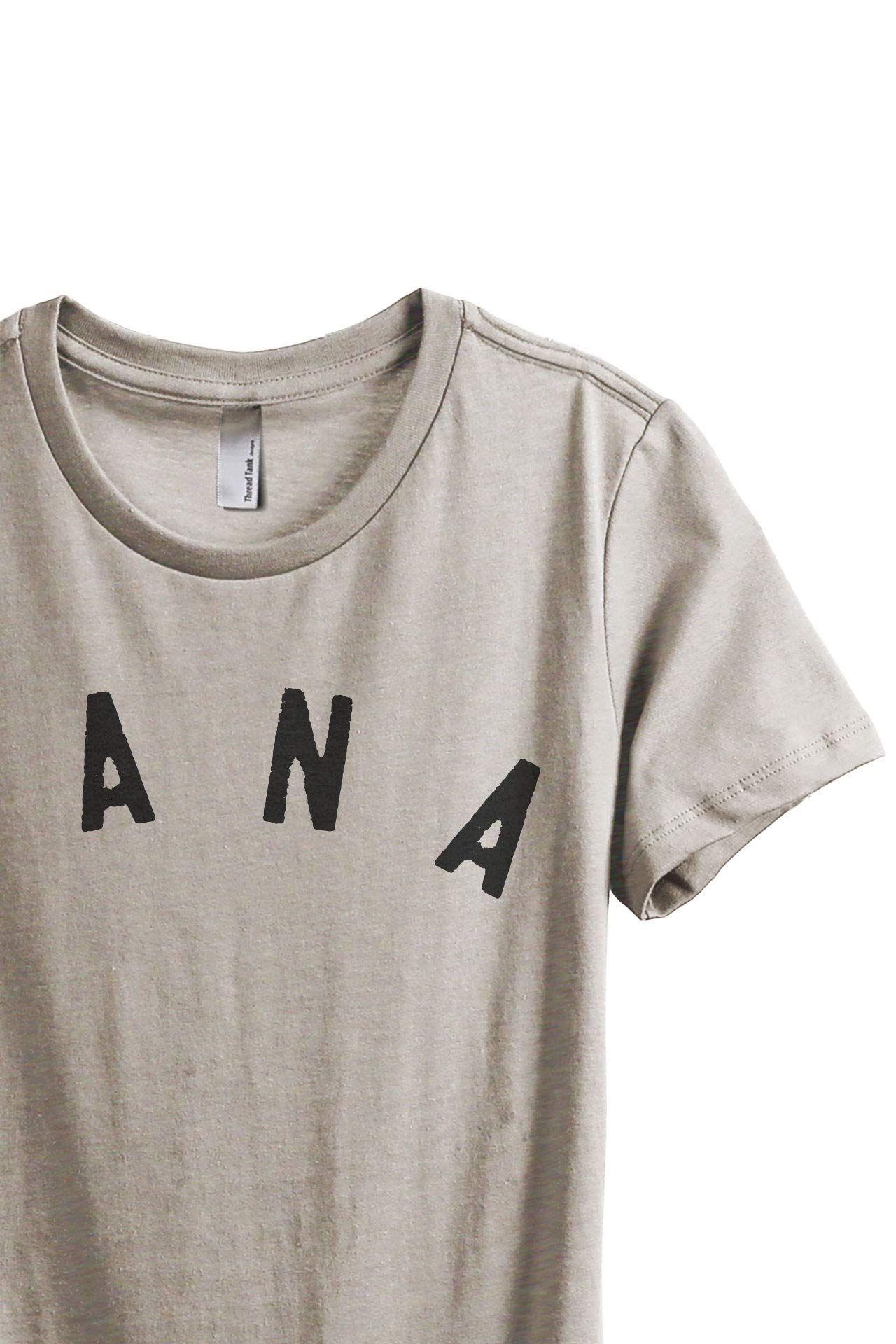 Simply Nana Women's Casual Relaxed Fit T-Shirt - Soft Cotton Comfortable Everyday Basic Tee for Work, Travel & Weekend Outfits