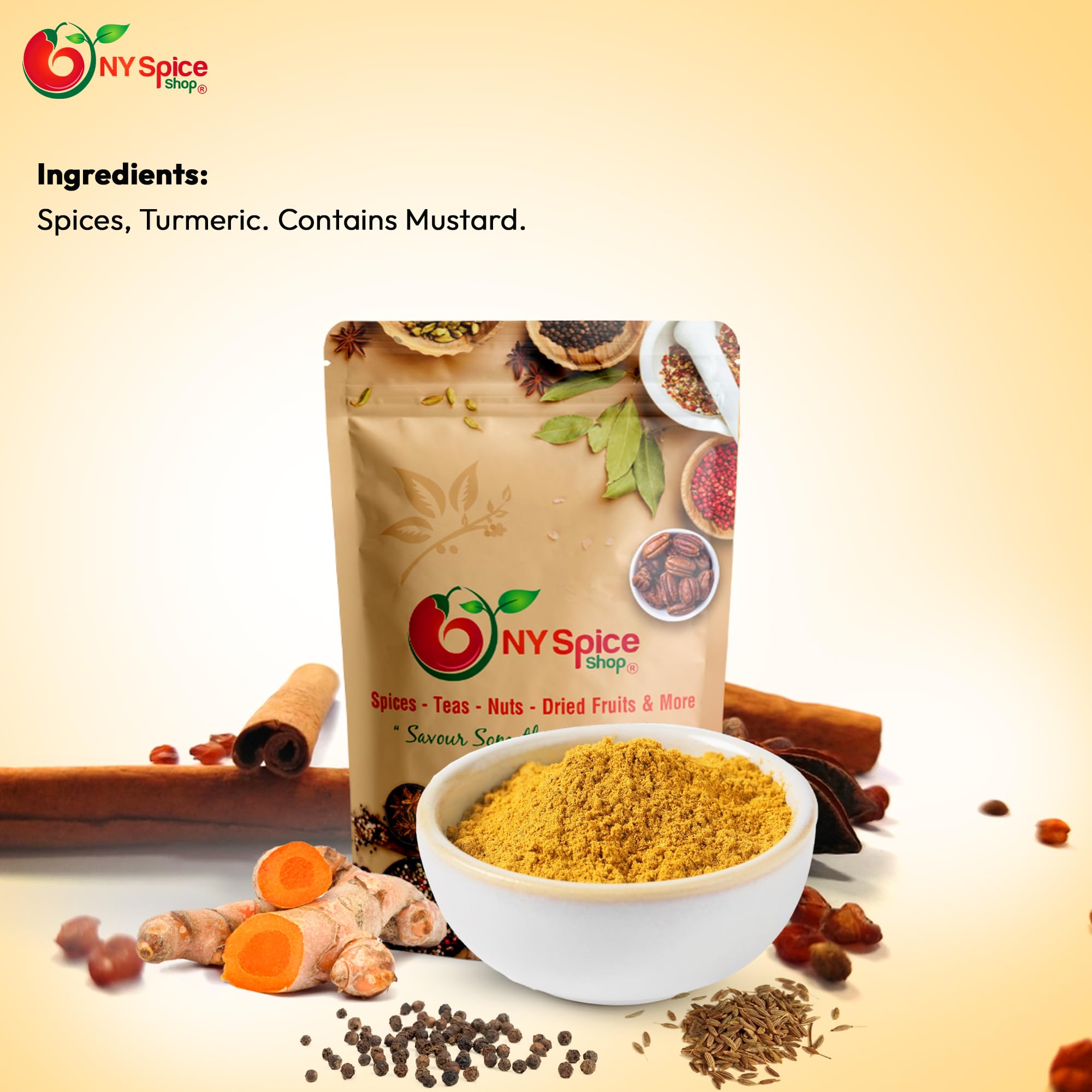 NY SPICE SHOP Premium Japanese Curry Powder - Authentic Golden Curry Mild Seasoning Blend - 1 Pound Bulk Ground Curry Spice Mix - Perfect for Japanese Curry Rice, Stews & Home Cooking
