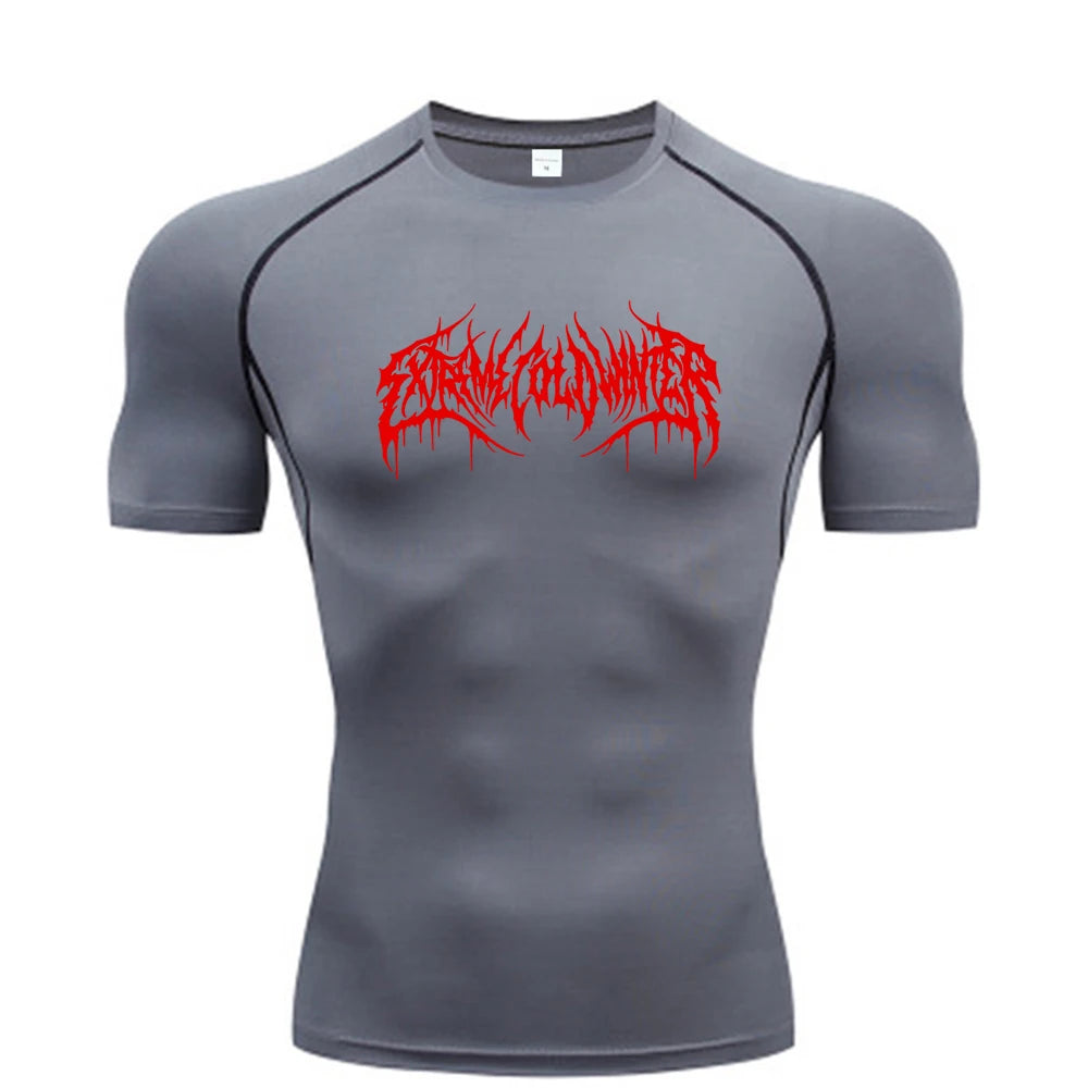 Men's Quick Dry Compression T-Shirt - Short Sleeve Workout Top for Running, Gym & Bodybuilding | Summer Fitness Shirt (S-3XL) | Ideal for Cross Training, Jogging & Active Lifestyle