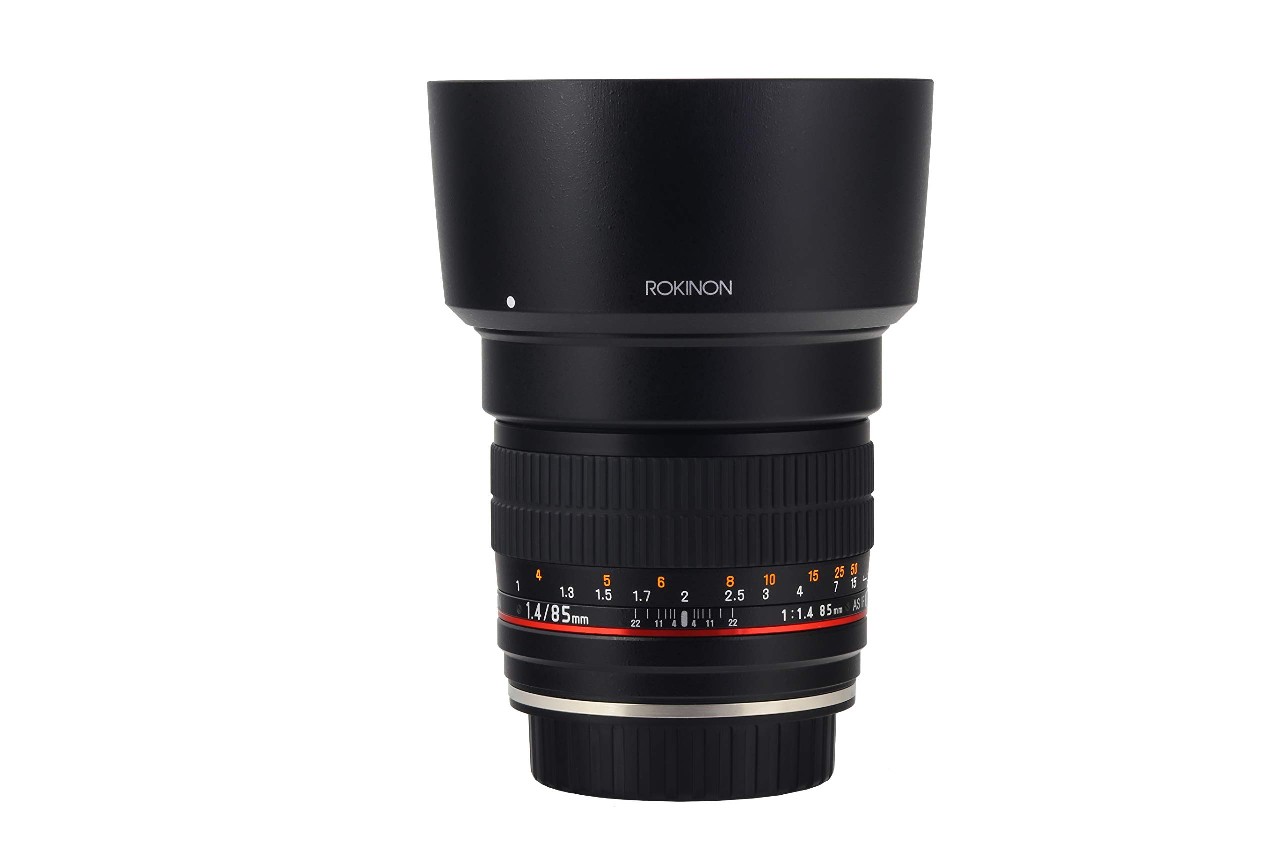 Rokinon 85mm F1.4 Aspherical Lens for Canon EF Mount - Fast Prime Portrait Lens with Ultra Wide Aperture | Perfect for Wedding Photography, Low Light Shooting & Professional Portraits