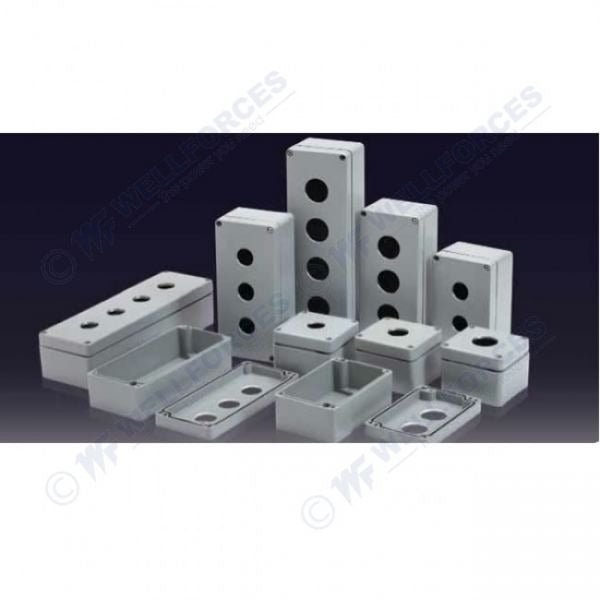 Boxco Push Button Aluminum Enclosure - 3.15 x 9.84 x 2.24 Inches (80x250x57mm) IP67 Waterproof & IK10 Impact Resistant - Industrial Control Box for Electrical Panels, Automation Systems & Outdoor Equipment