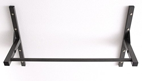 Heavy Duty Stud Bar Pull Up Bar - 600lb Capacity Wall or Ceiling Mount Gym Equipment for Home Workouts | Perfect for Small Spaces & 8-Ft Ceilings | Ideal for Strength Training, Calisthenics & Home Fitness