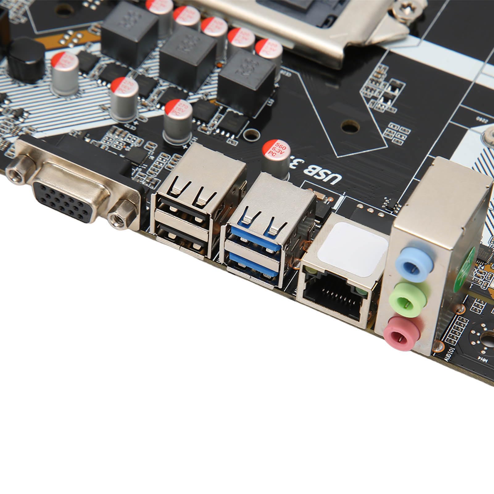 High Performance Computer Motherboard - Dual Channel DDR4 DIMM, NVME M.2 SSD Interface, PCI E 16X Gen 3.0 Slot, VGA/HDMI Video Output, Gigabit Ethernet, LGA 1151 CPU Support - Perfect for Gaming PC Builds, Workstations & Home Office Setups
