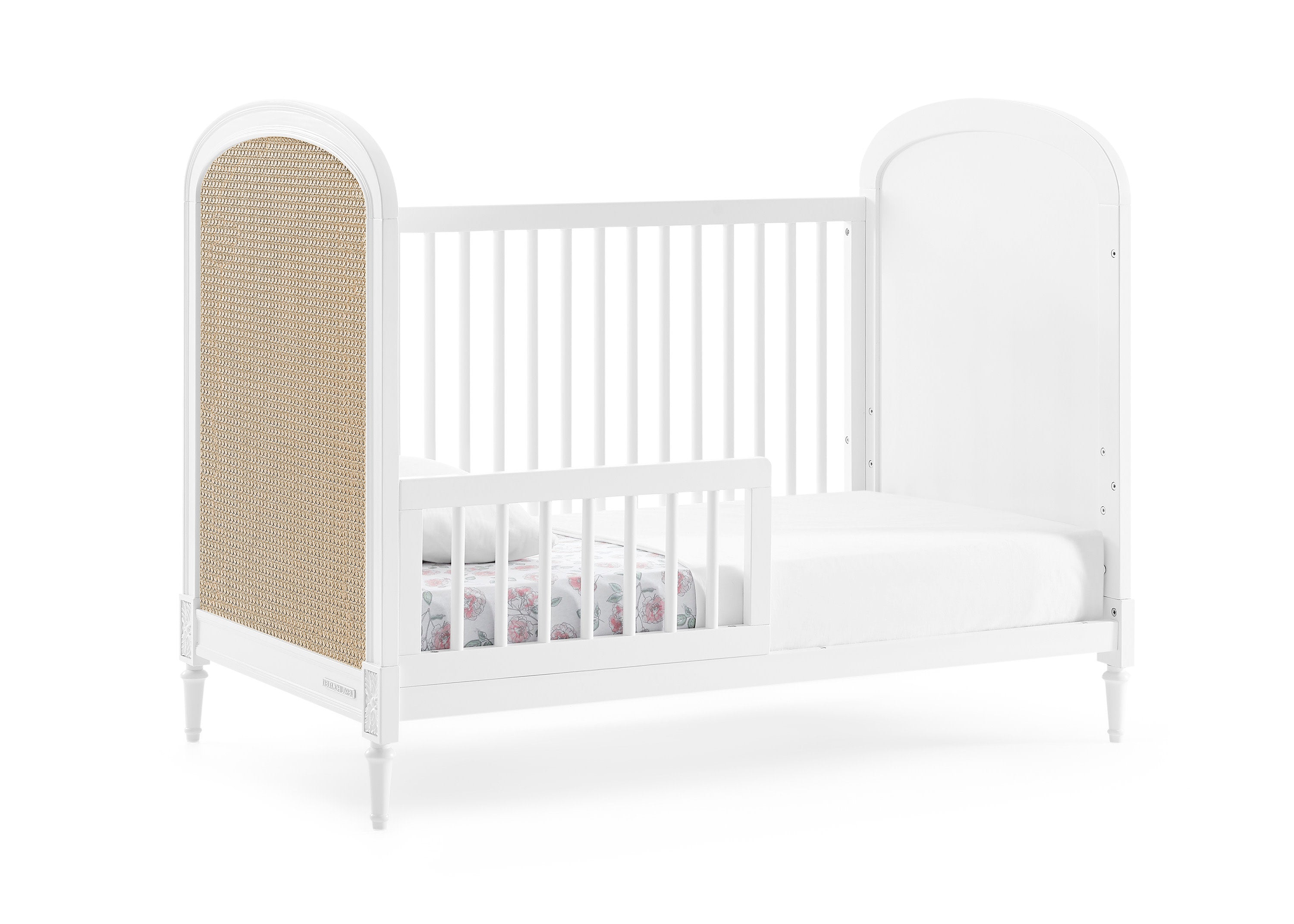 Madeline 4-in-1 Convertible Baby Crib - Toddler Bed, Daybed & Full-Size Frame | Safe & Stylish Nursery Furniture for Newborns to Teens | Perfect for Bedrooms, Daycare & Guest Rooms