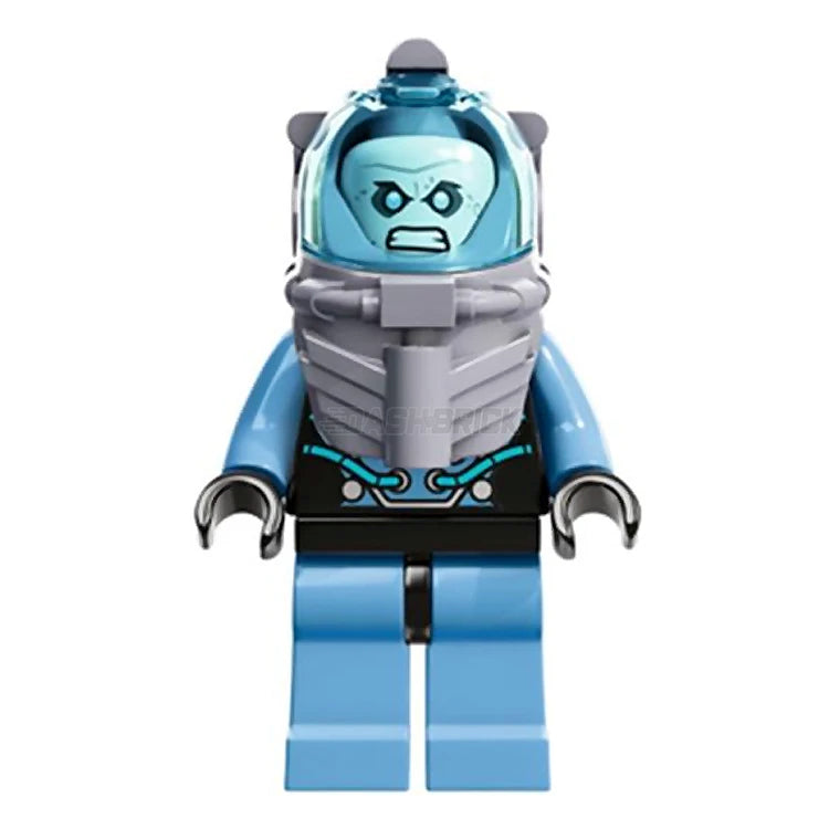 Original LEGO Minifigure Mr. Freeze from Batman II (2013 DC Comics) - Collectible Superhero Toy for Display & Play