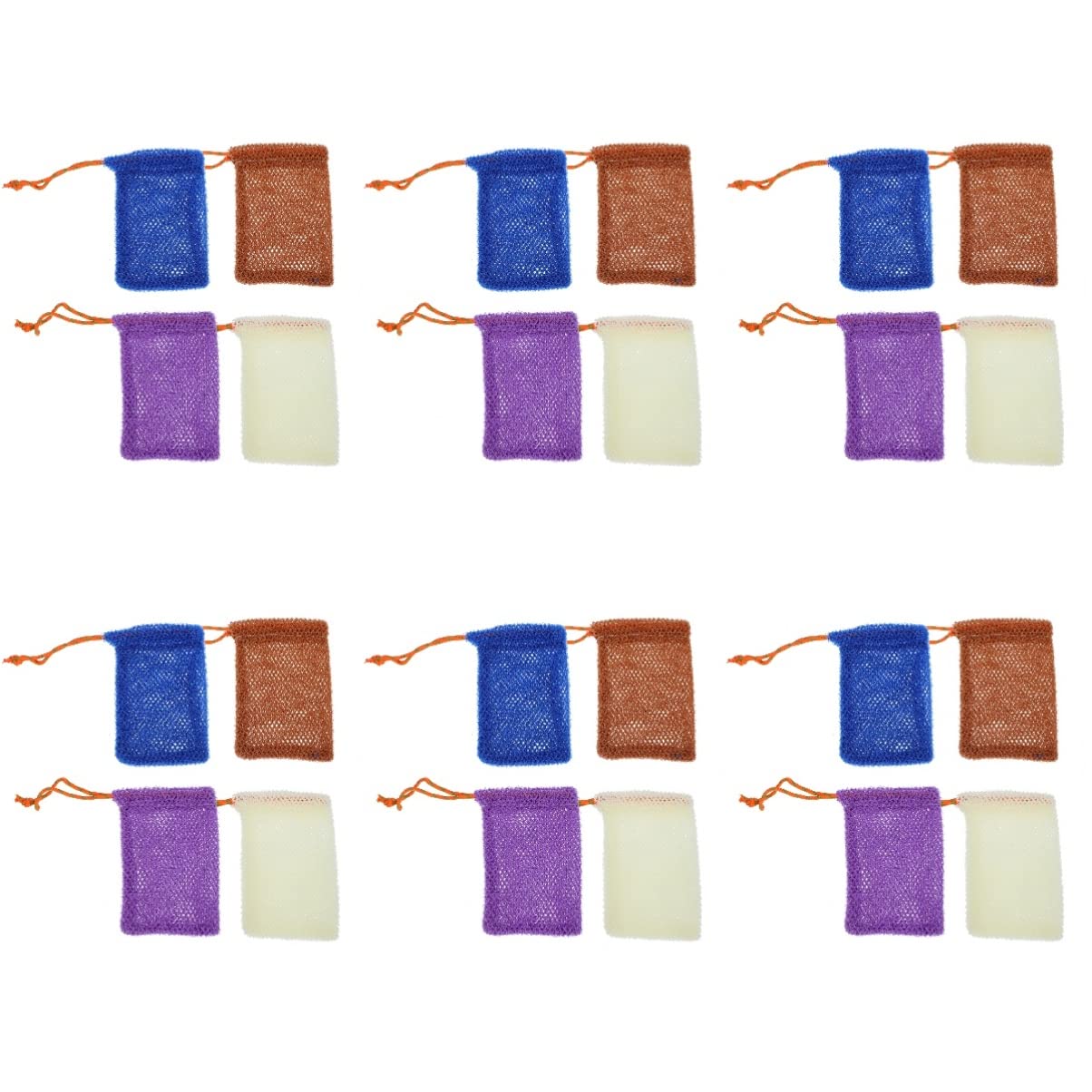24-Pack Natural Cleansing Shower Sponge with Exfoliating Bubbles - Soft Bath Towels for Body Wash & Skin Care - Mixed Colors Bathroom Essentials for Women & Men - Perfect for Spa, Travel & Daily Shower Routine