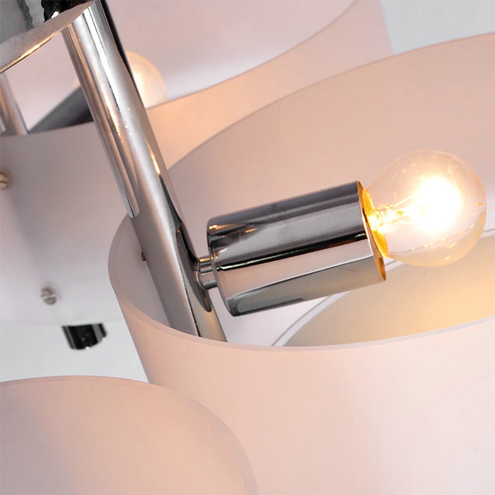 Modern Acrylic Ceiling Chandelier Light Fixture with 3 Lights - Elegant Dining Room & Bedroom Lighting for Home Decor