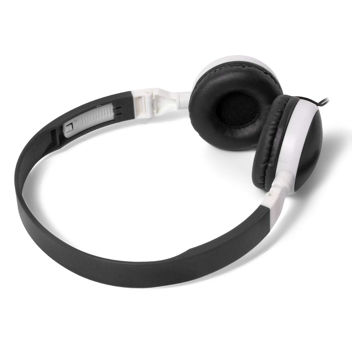 Bulk 25 Pack KW-X25 Kids Headphones - Foldable Classroom Earbuds for School, Computer Lab, Library | Durable Headphones for Students, Testing Centers, Hospitals & Hotels | Perfect for Online Learning, Remote Work & Travel